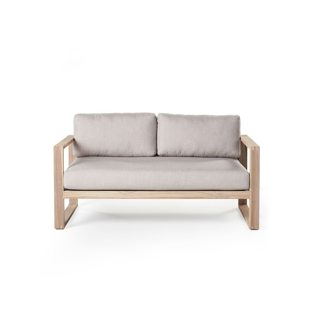 Belvedere Loveseat in Weathered Teak