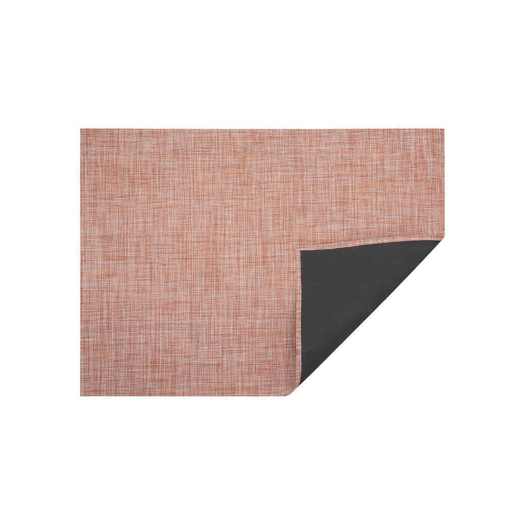 Mini Basketweave Rug in Cinnamon