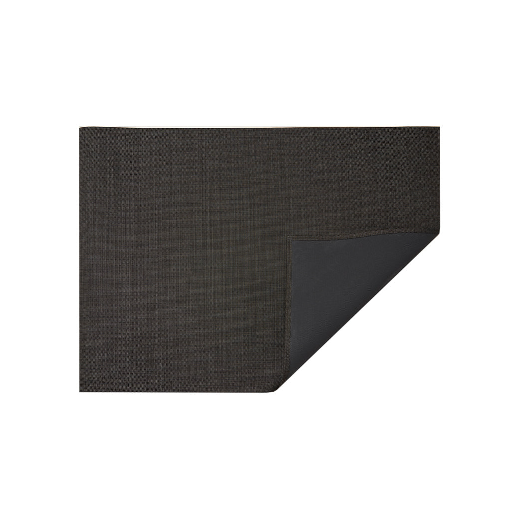 Mini Basketweave Rug in Espresso