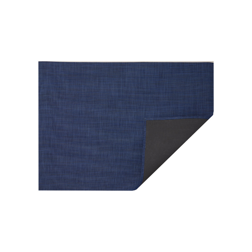 Mini Basketweave Rug in Indigo