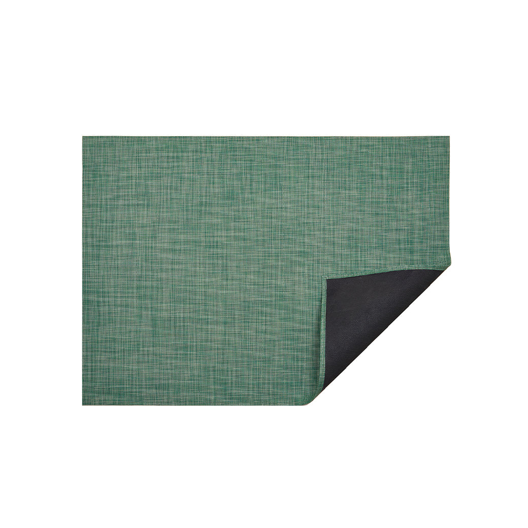 Mini Basketweave Rug in Ivy