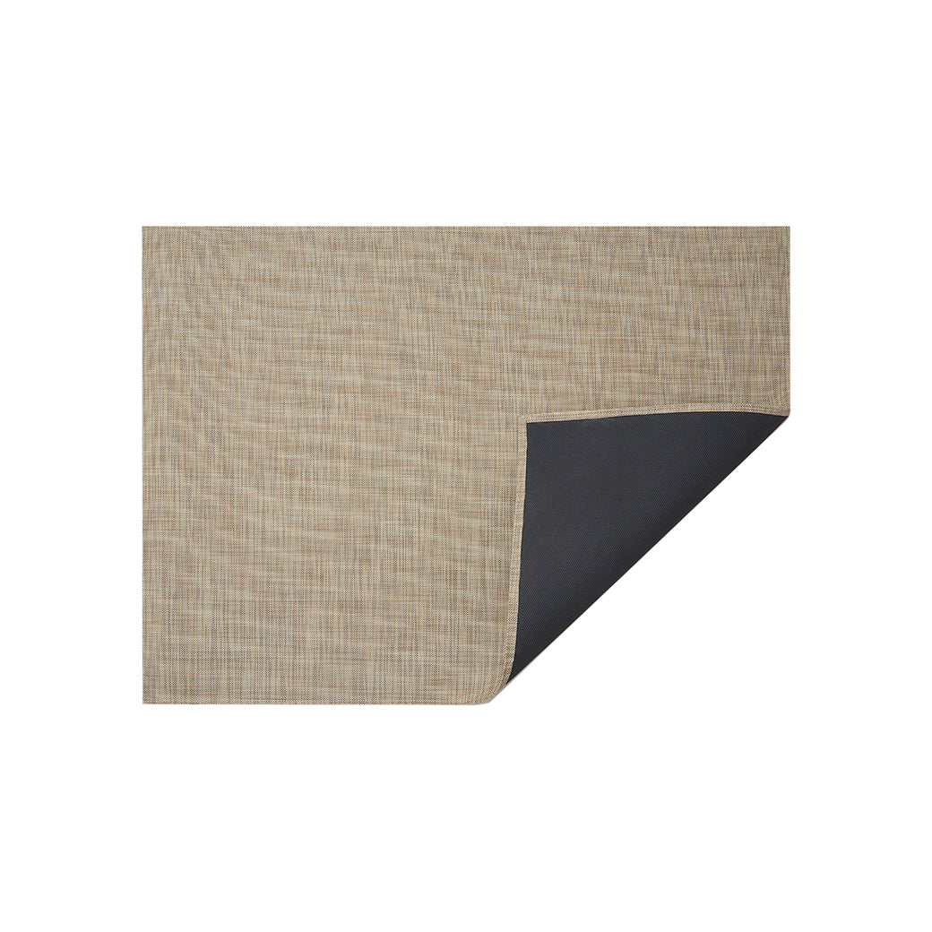 Mini Basketweave Rug in Linen