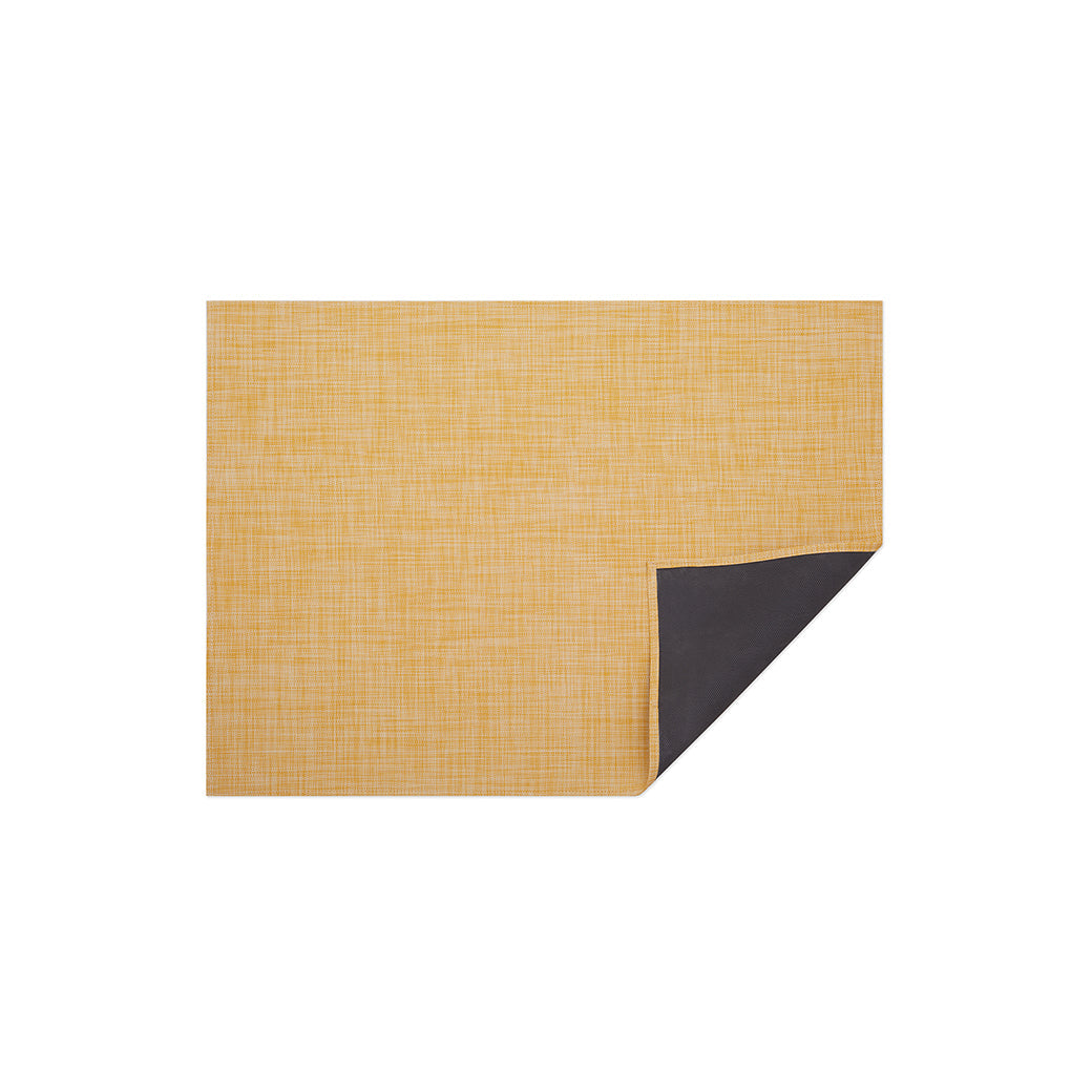 Mini Basketweave Rug in Ochre