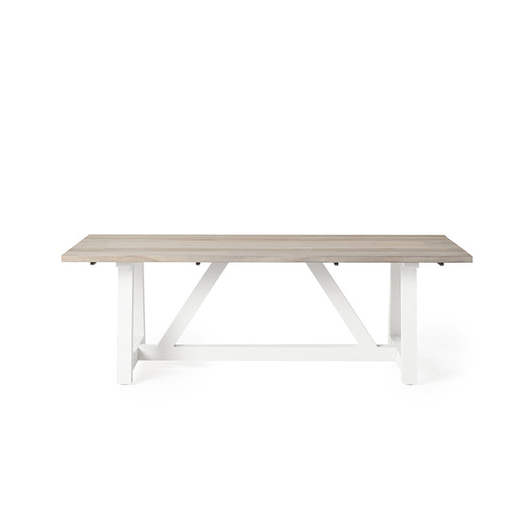 Madera Dining Table with Weathered Teak Top