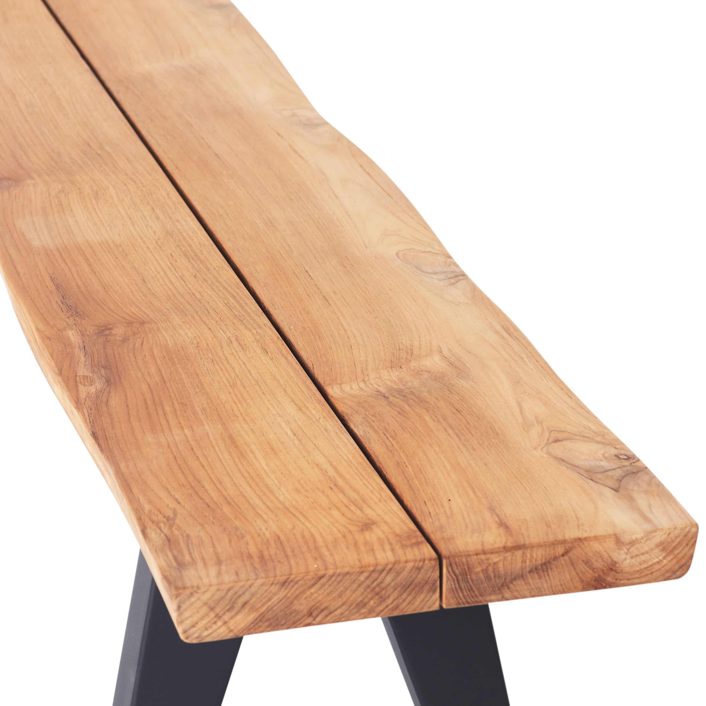 Montara 110" Live Edge Teak Bench