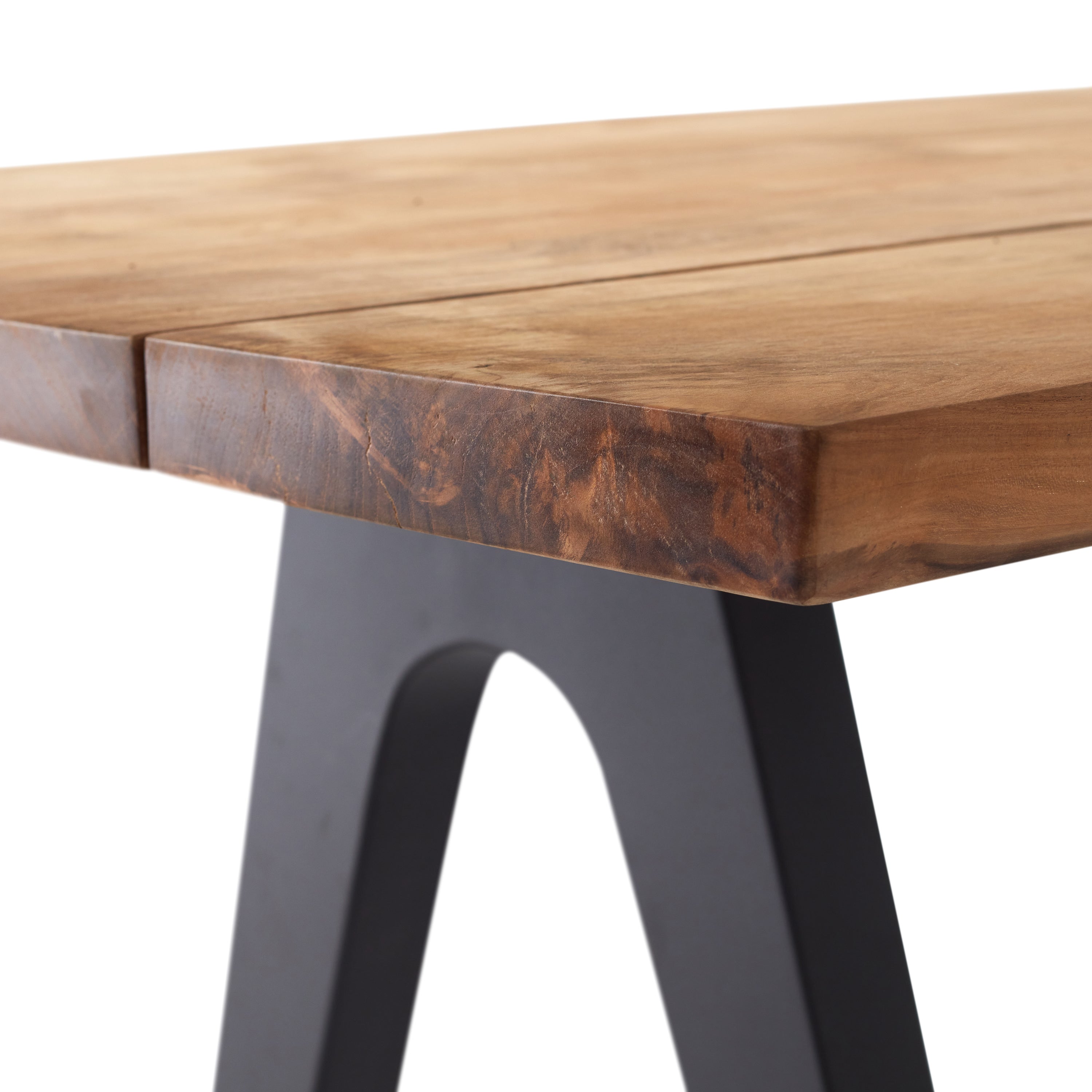 Montara 94" Live Edge Teak Dining Table
