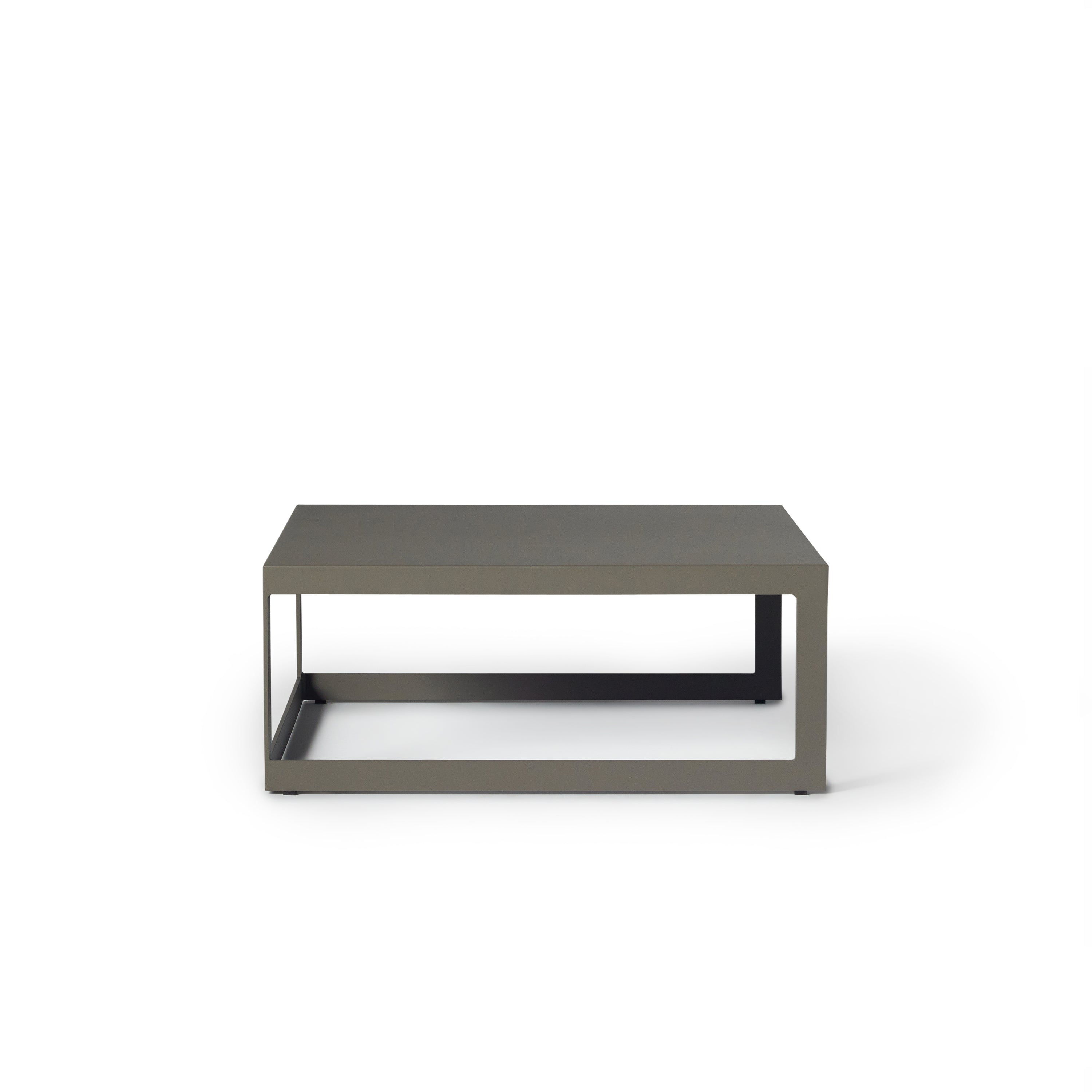 Vista 36" Quartz Grey Square Coffee Table