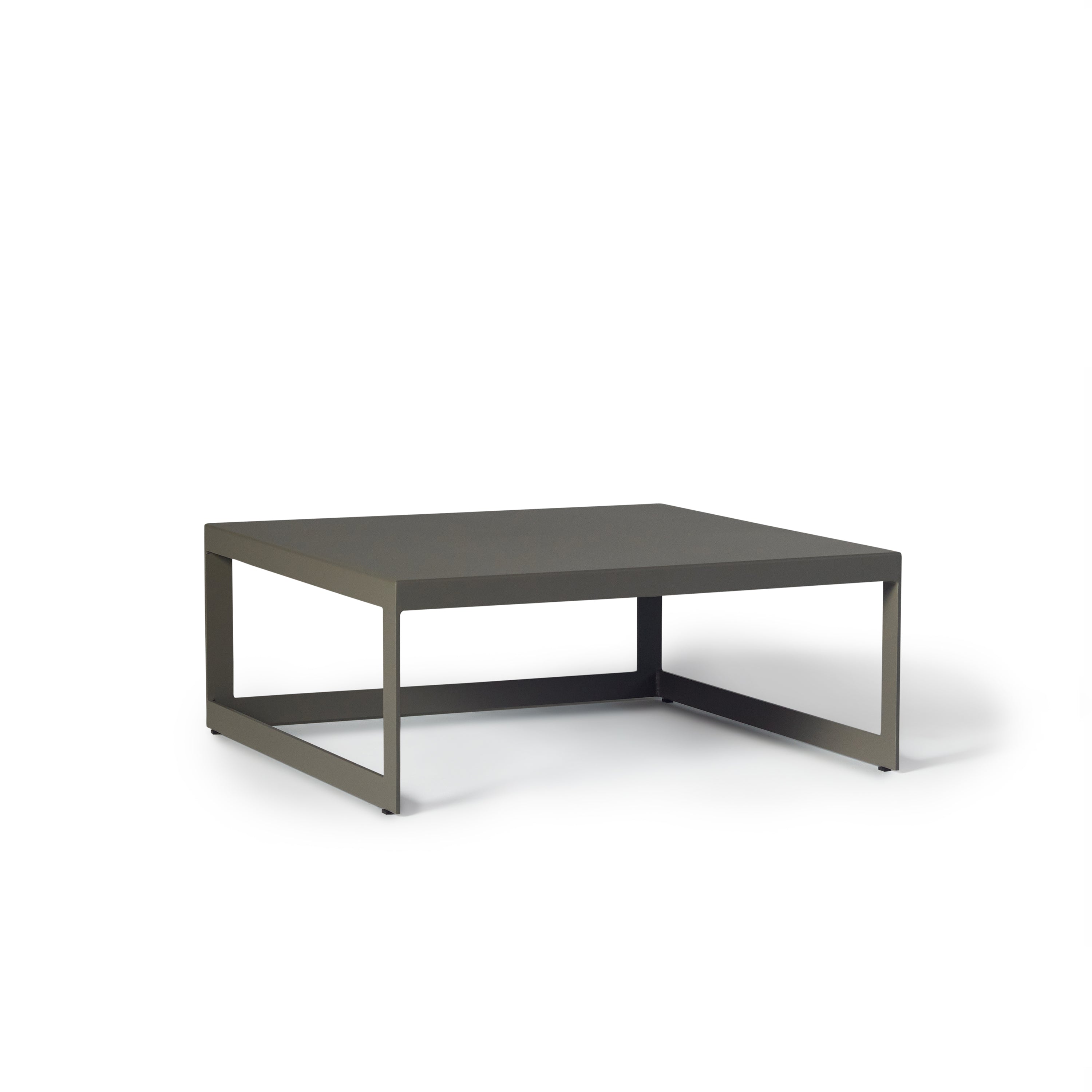 Vista 36" Quartz Grey Square Coffee Table