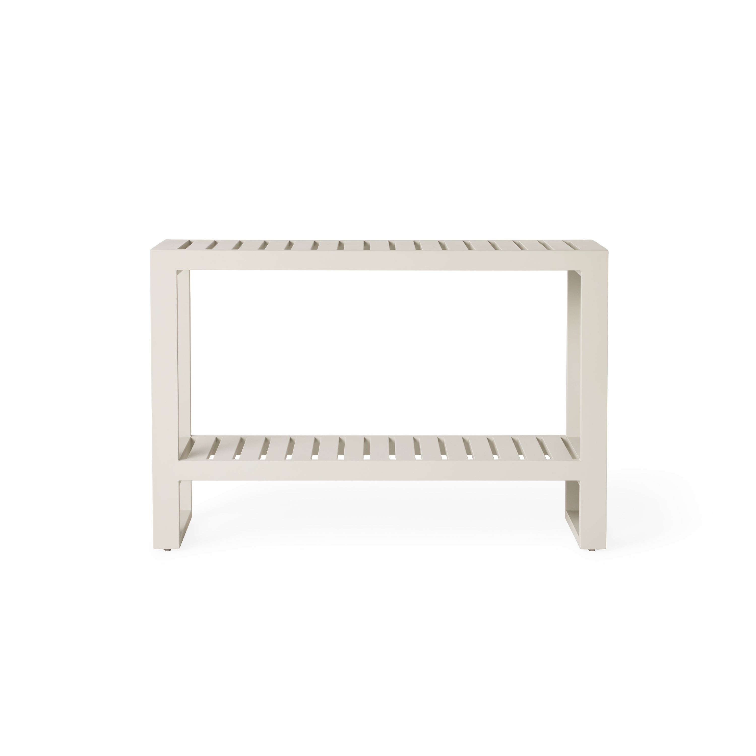 Belvedere Console Table in Dune Aluminum