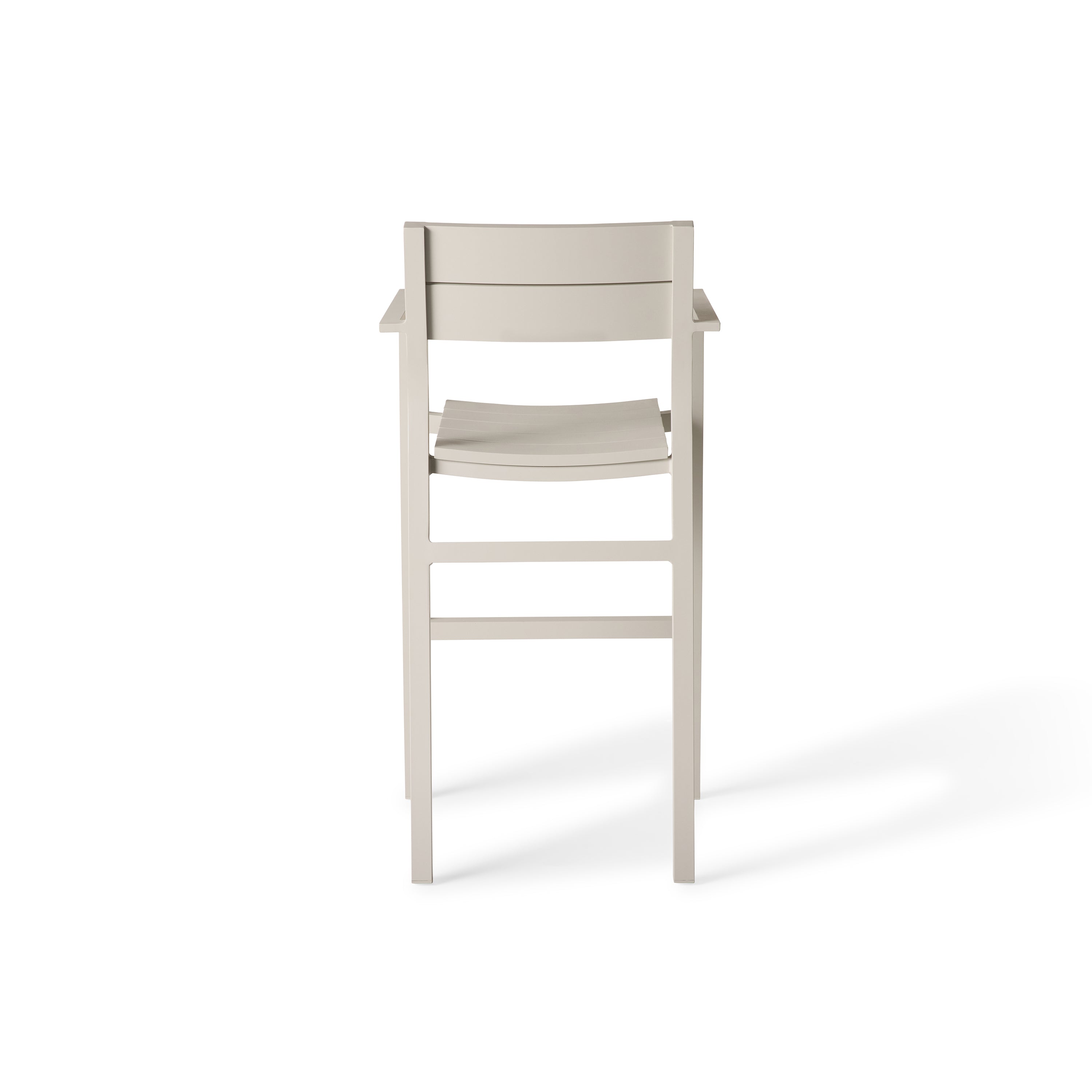 Belvedere Bar Chair in Dune Aluminum