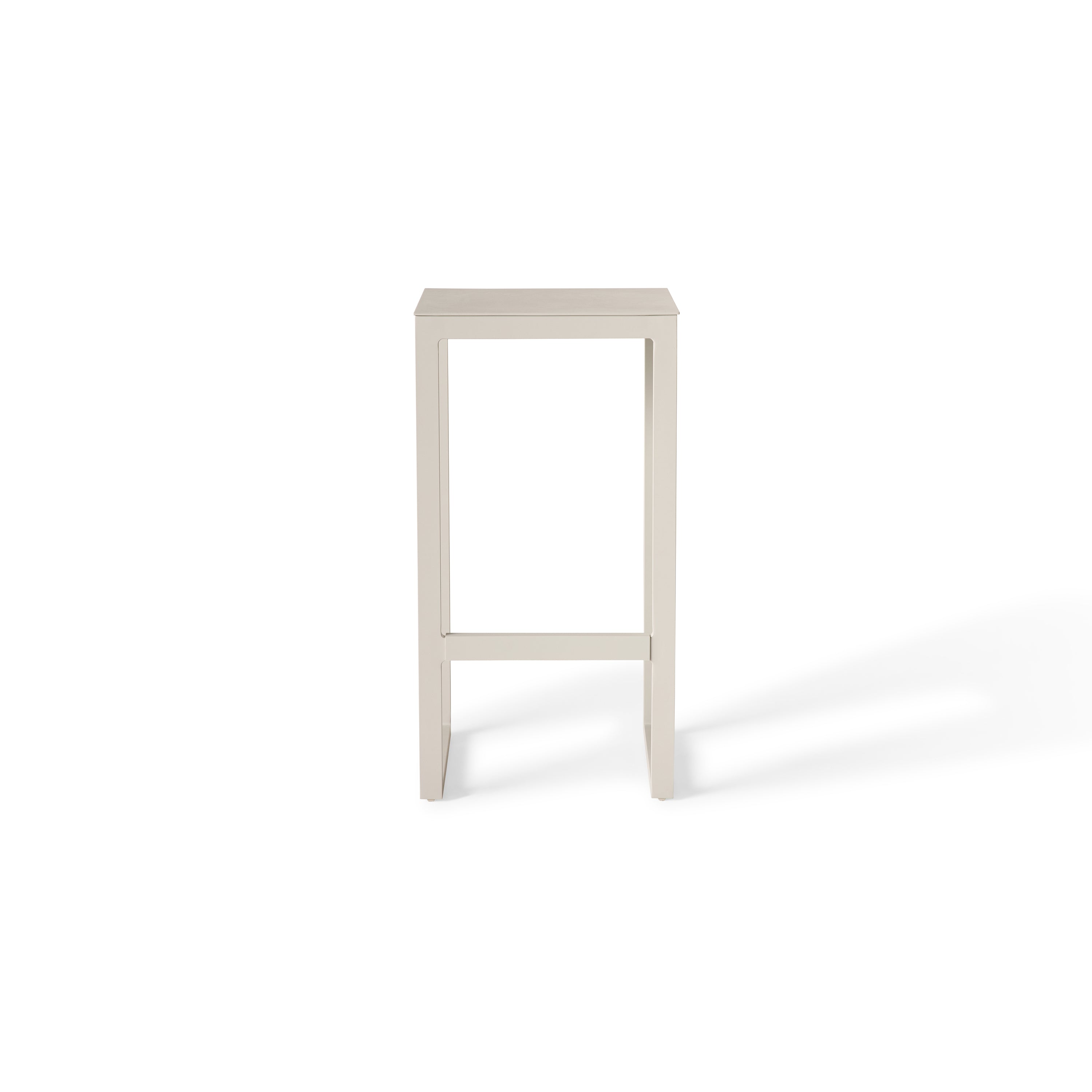 Belvedere Bar Stool in Dune Aluminum