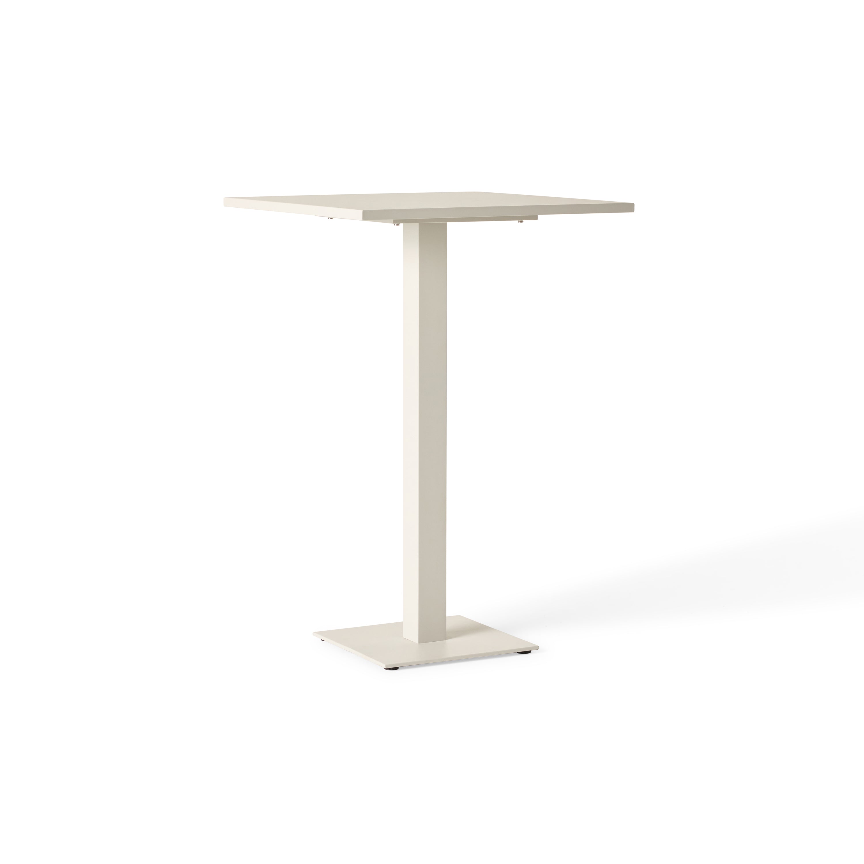 Belvedere Bar Table in Dune Aluminum