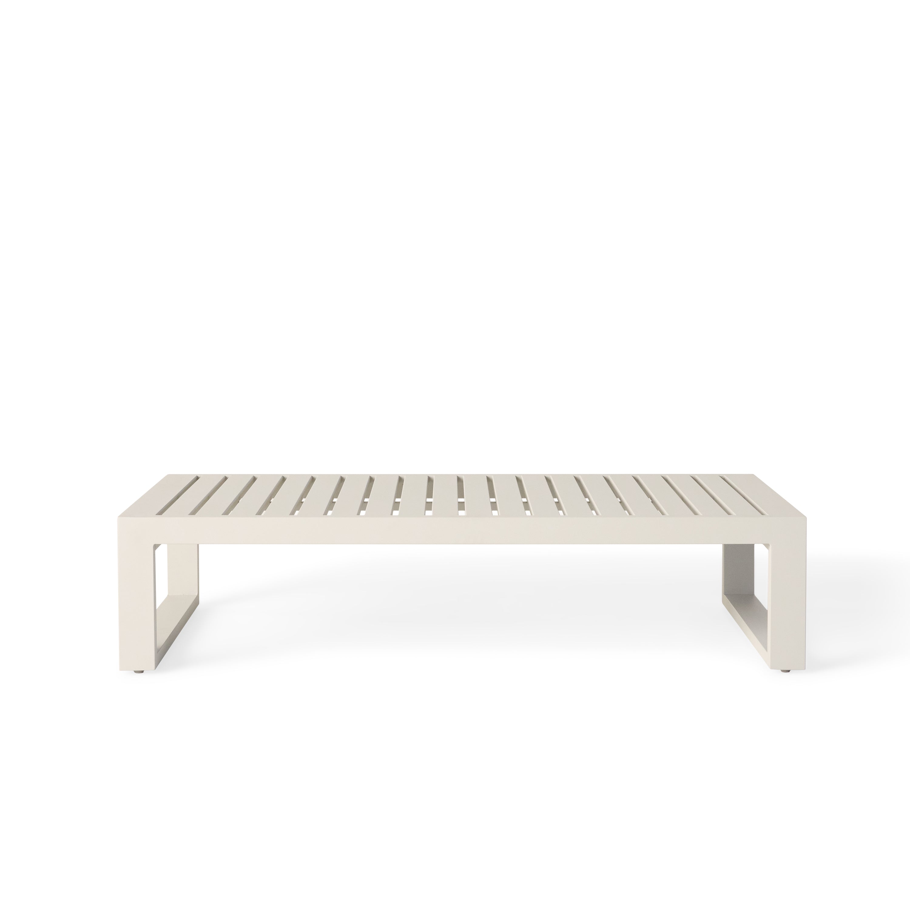Belvedere Coffee Table in Dune Aluminum