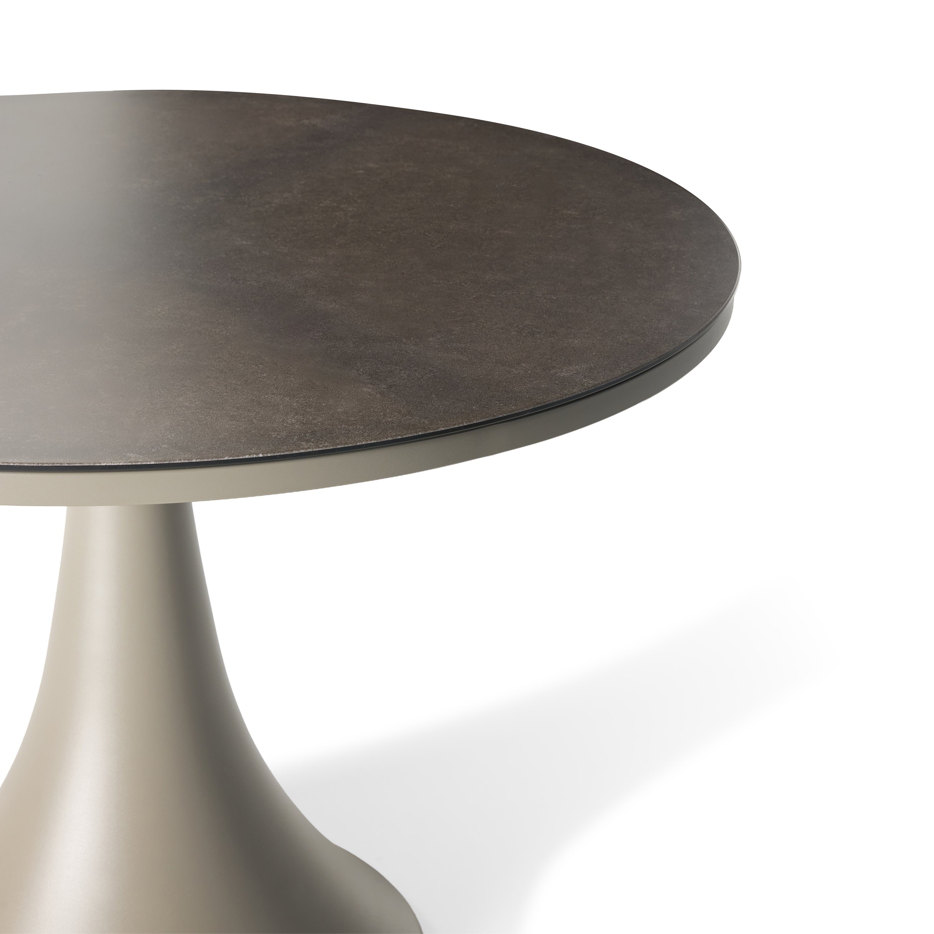 Bodega 43" Round Dining Table in Quartz Grey