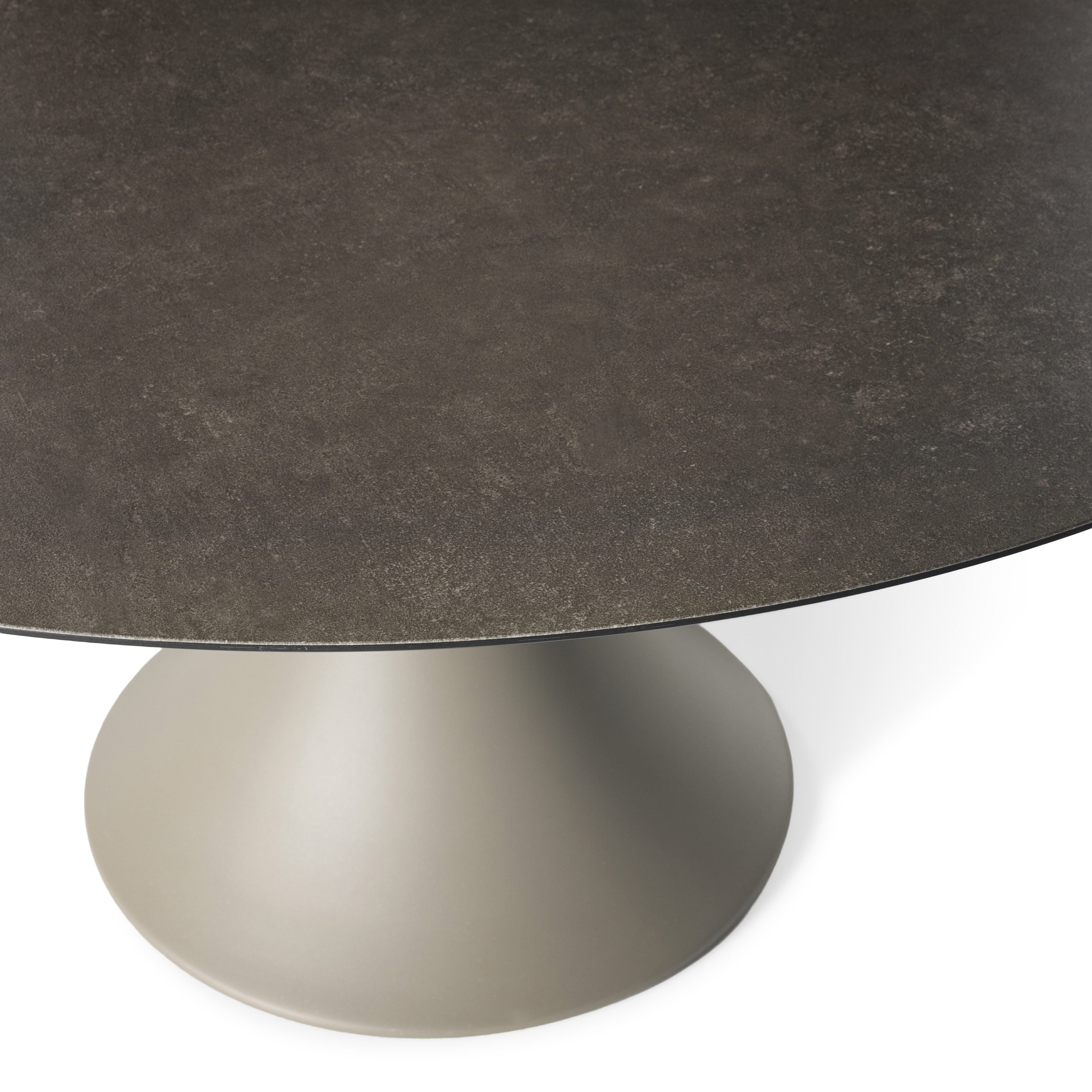 Bodega 43" Round Dining Table in Quartz Grey