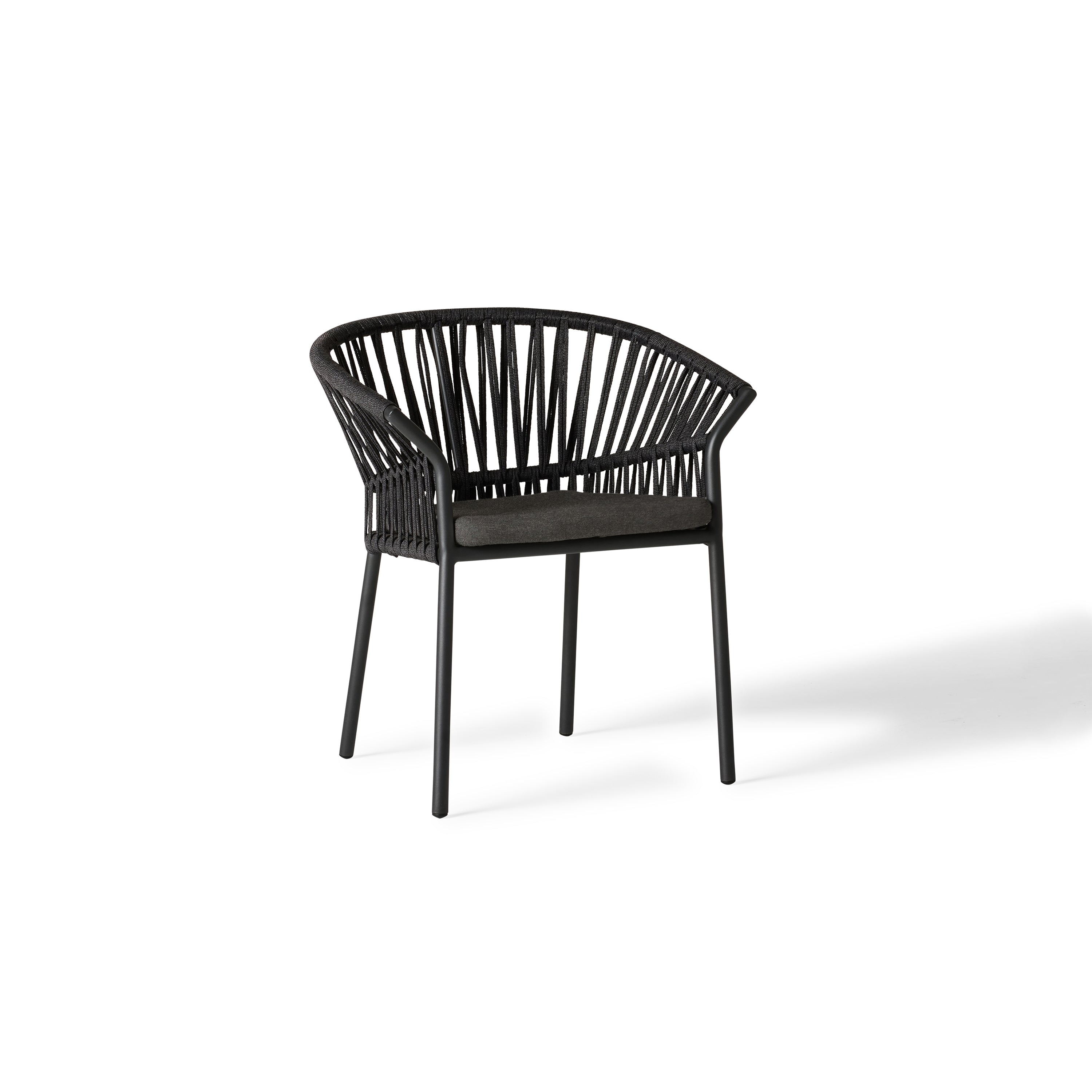 Del Mar Dining Chair in Charcoal