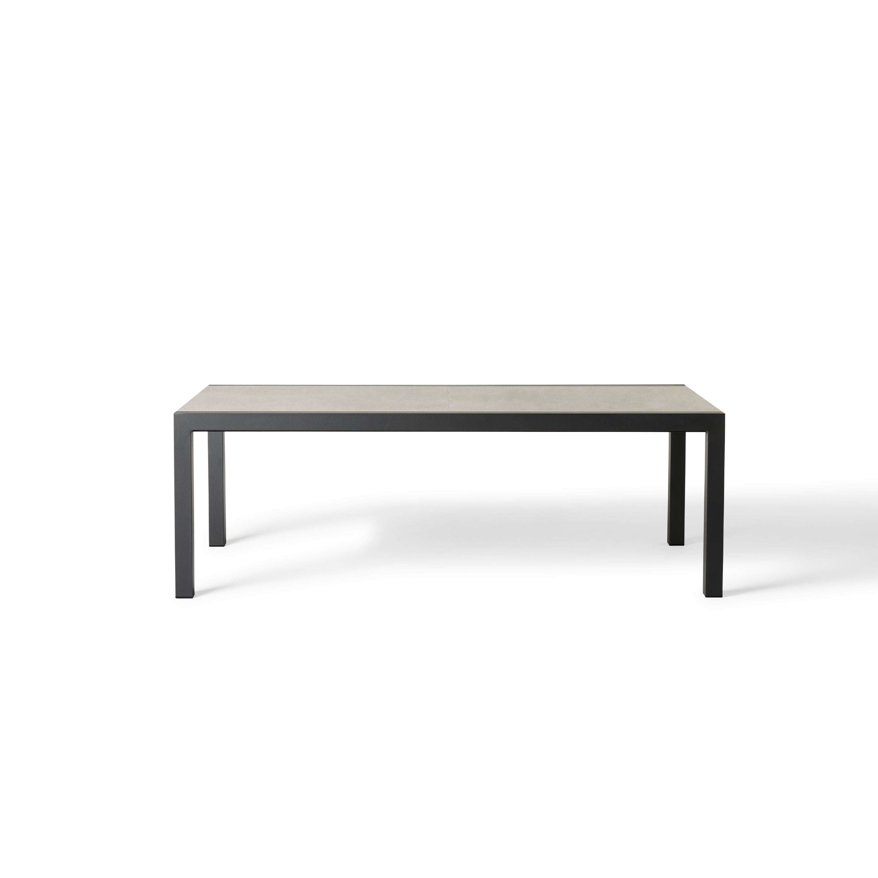 Del Mar 87"-130" Extension Dining Table in Charcoal