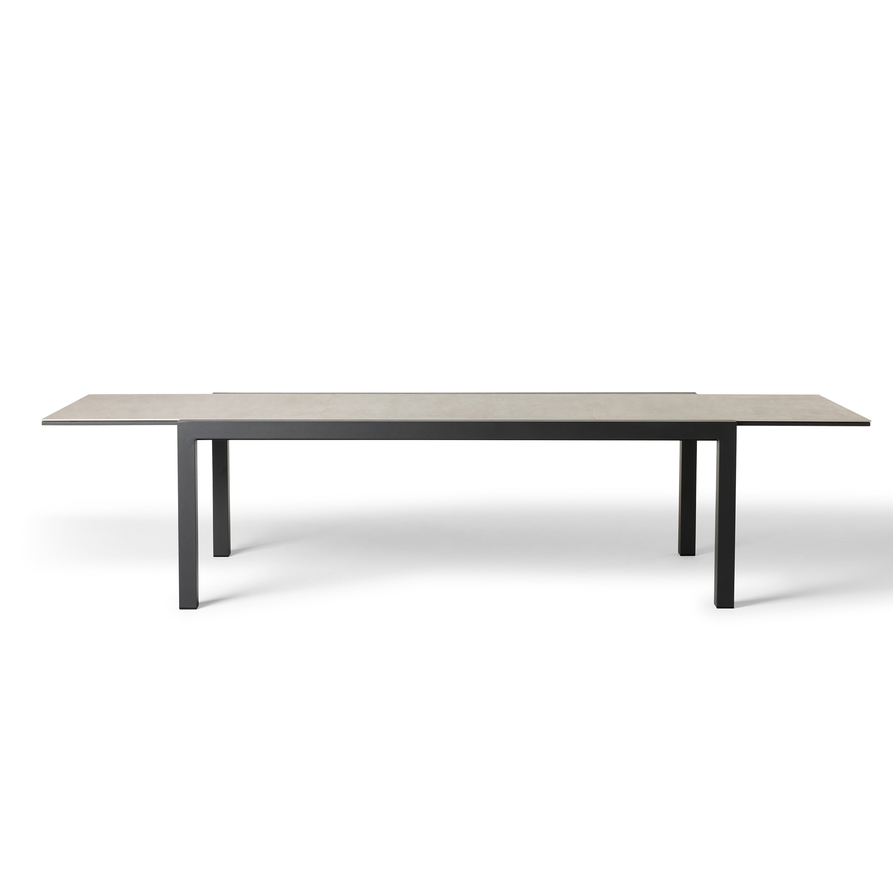 Del Mar 87"-130" Extension Dining Table in Charcoal