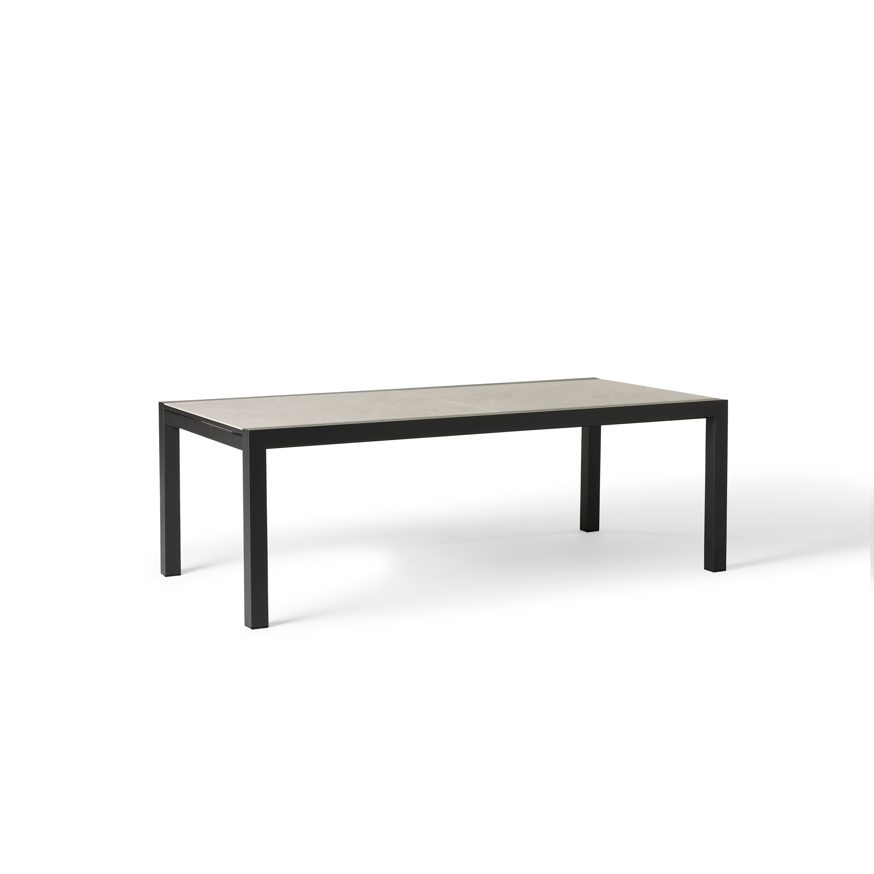 Del Mar 87"-130" Extension Dining Table in Charcoal