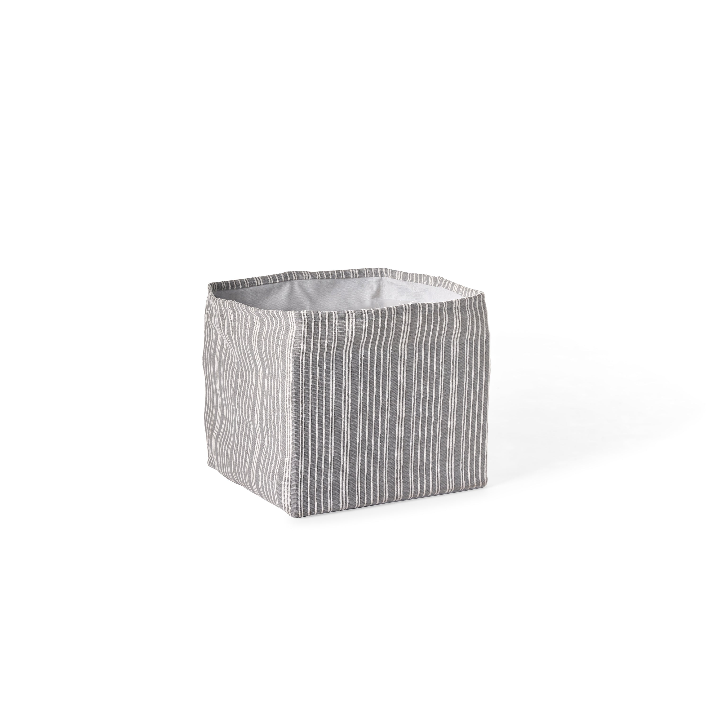 Pillow Bin in Endaki Zinc