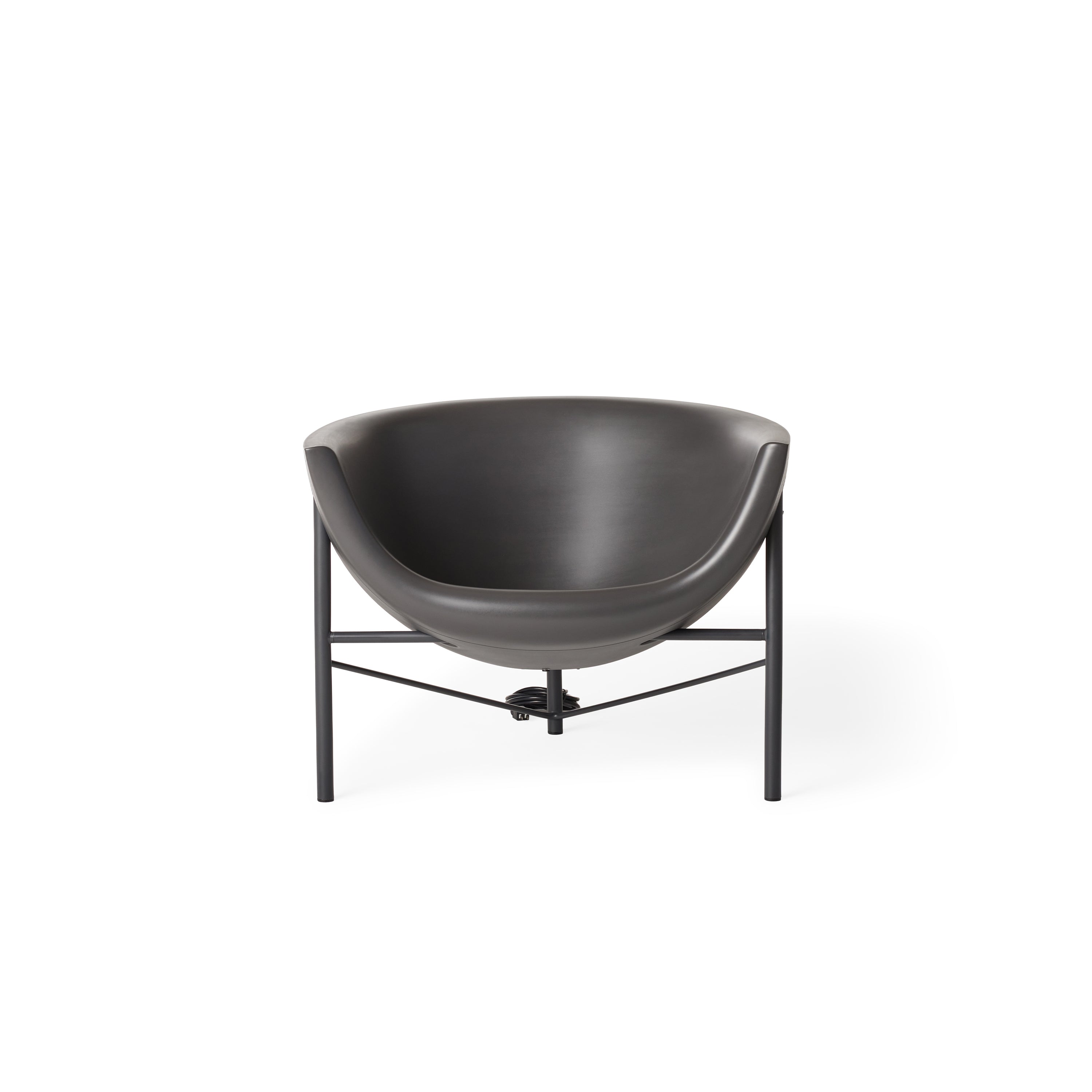 Kosmos Heated Lounge Chair in Charcoal