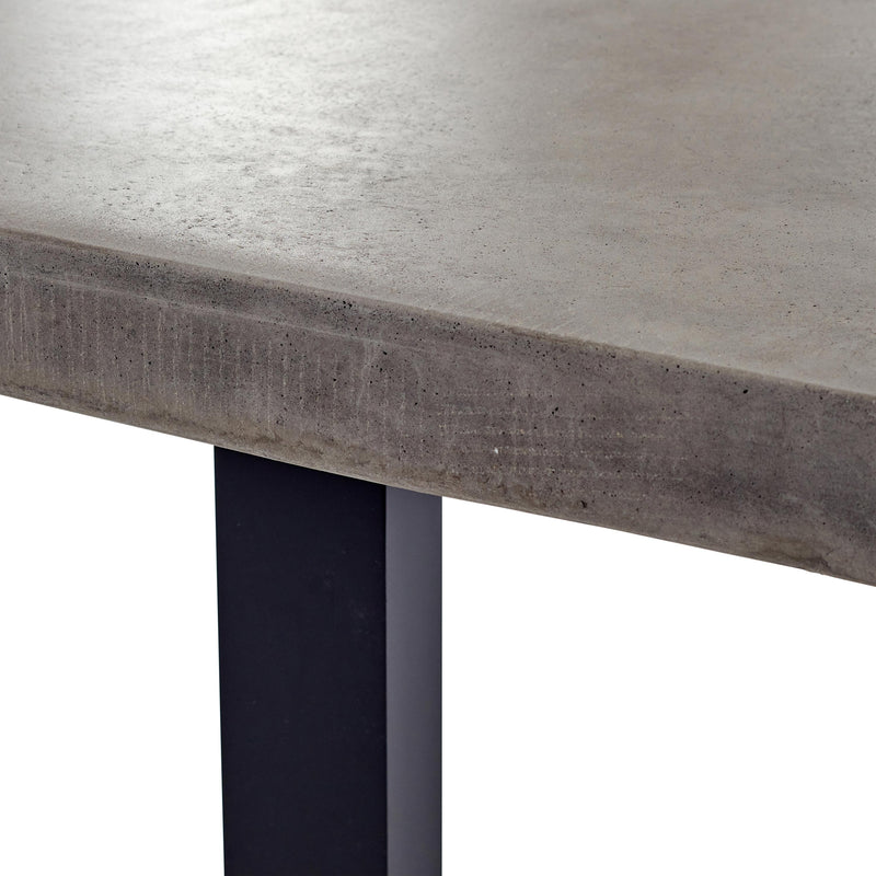 La Jolla 79" Dining Table in Charcoal