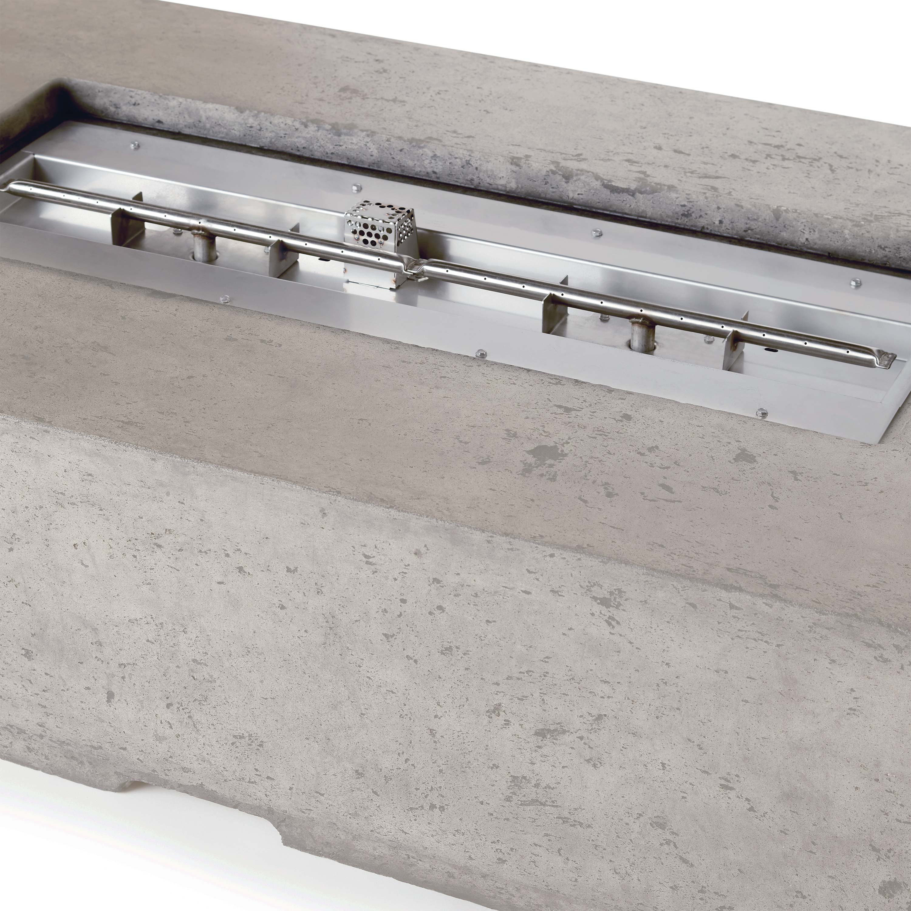 Legend 60" Rectangular Fire Table in Light Basalt (Natural Gas)