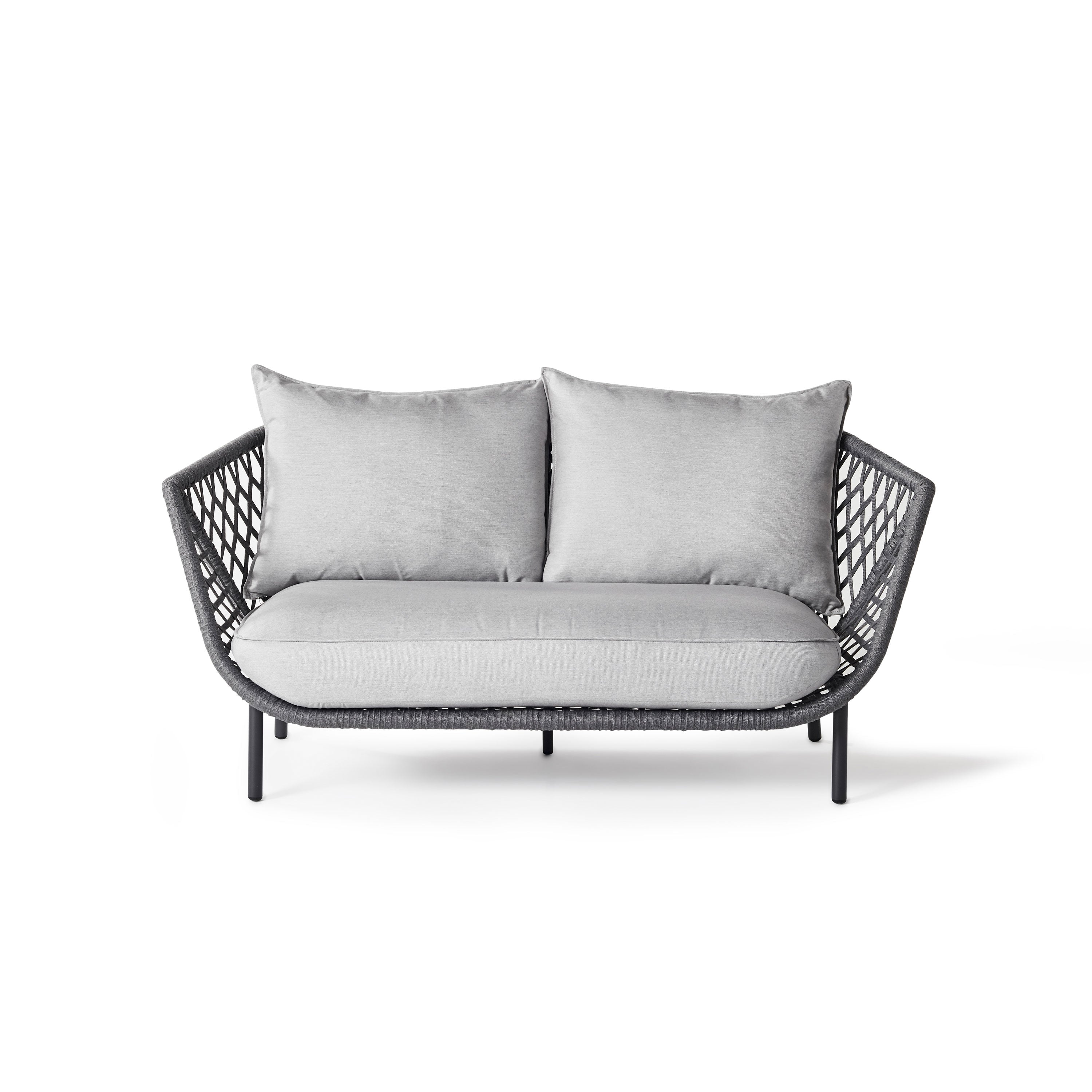 Lisbon Loveseat in Charcoal