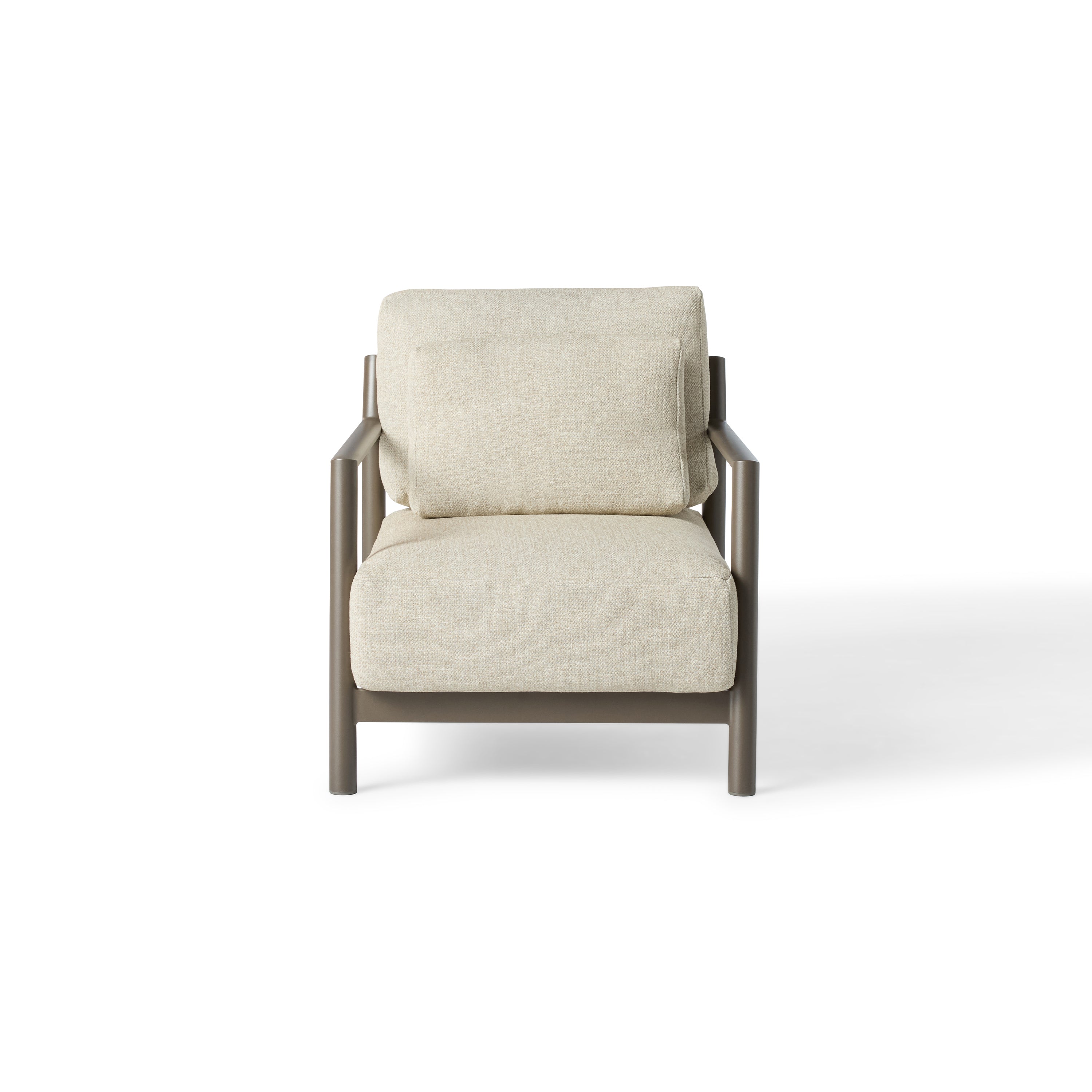 Malibu Lounge Chair in Terre Aluminum