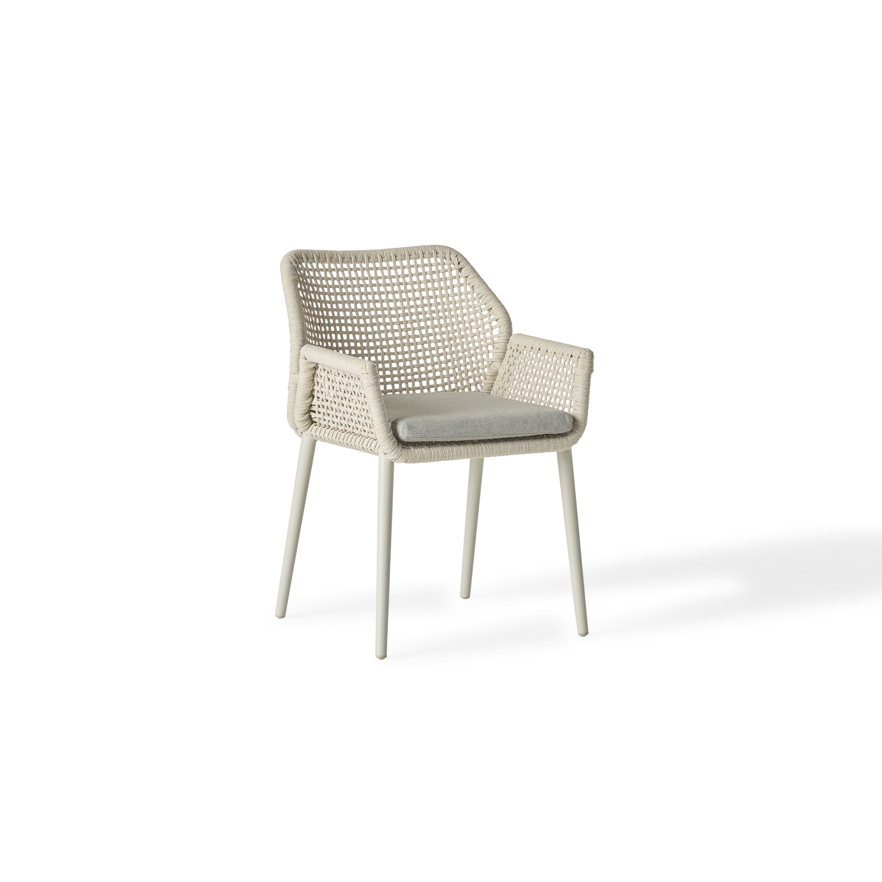 Montecito Dining Chair in Dune Aluminum