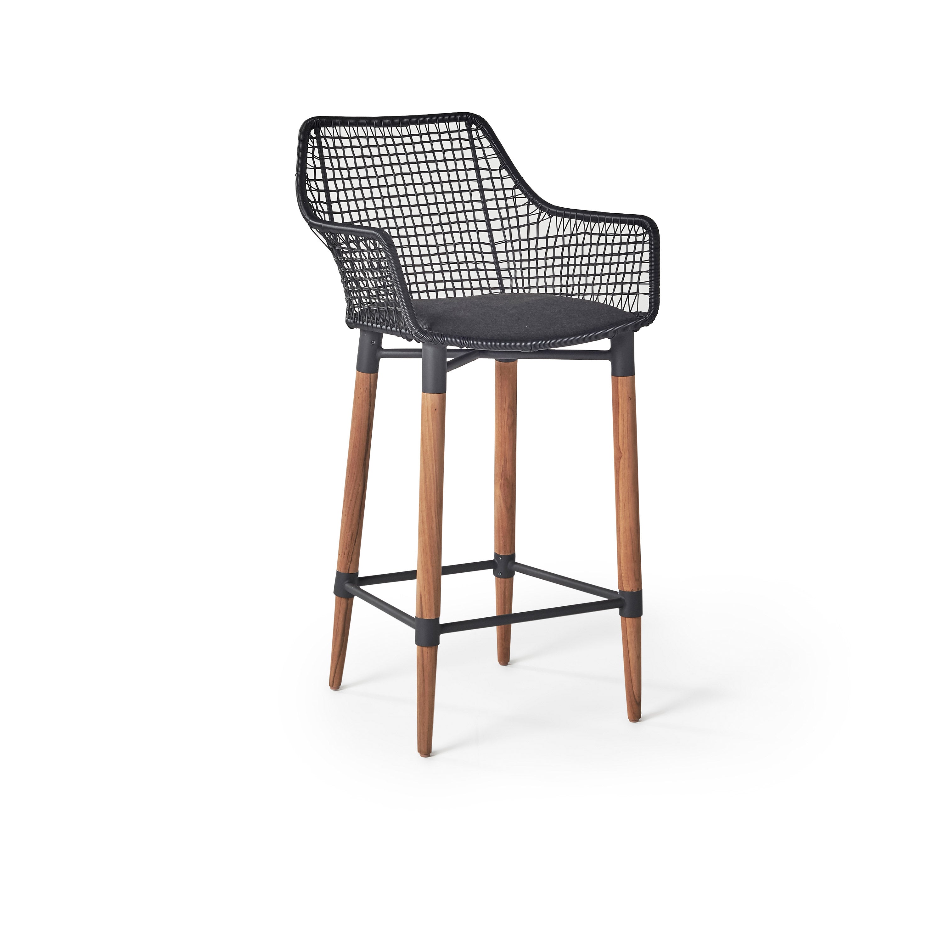 Napa Bar Chair in Charcoal