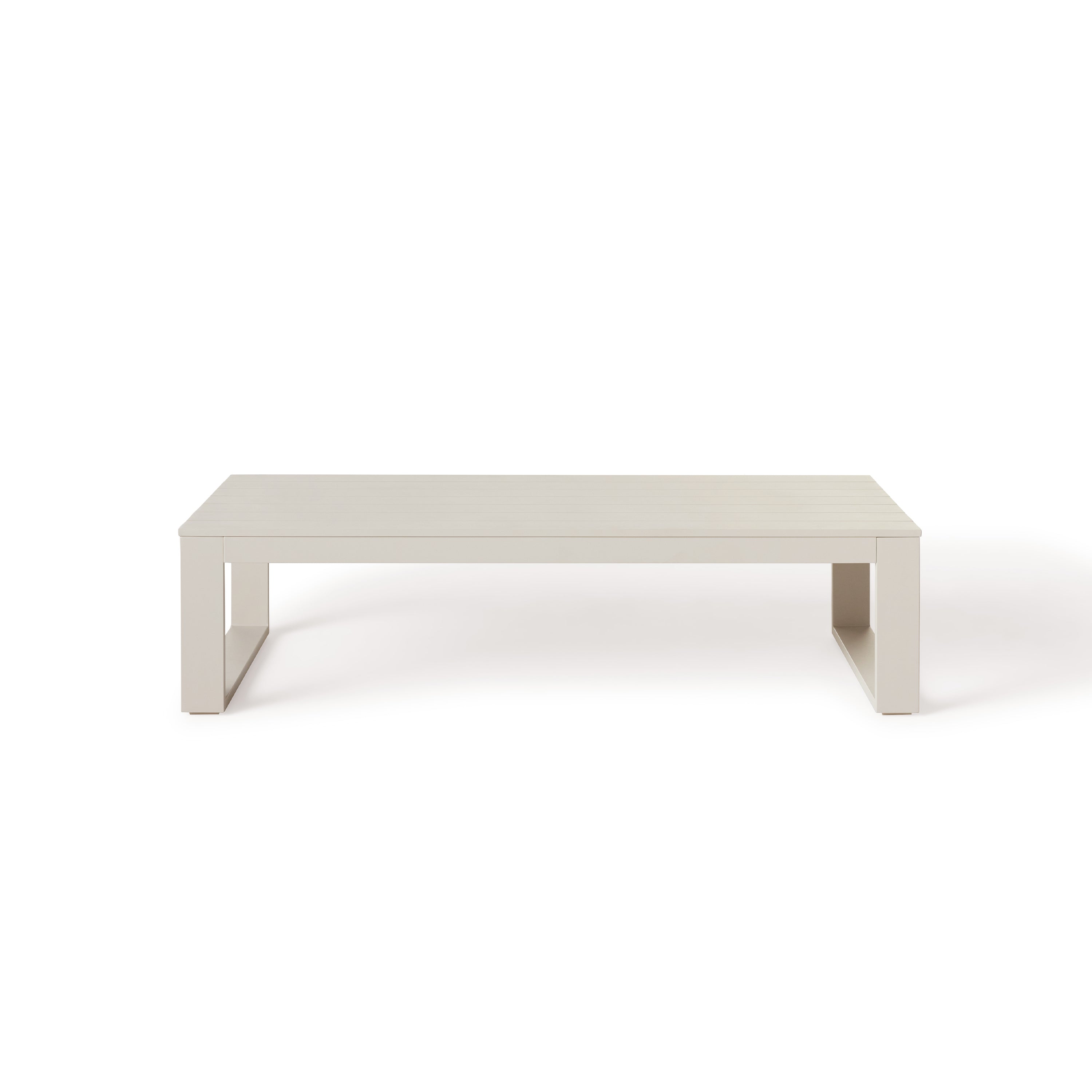 Nicasio Coffee Table in Dune Aluminum