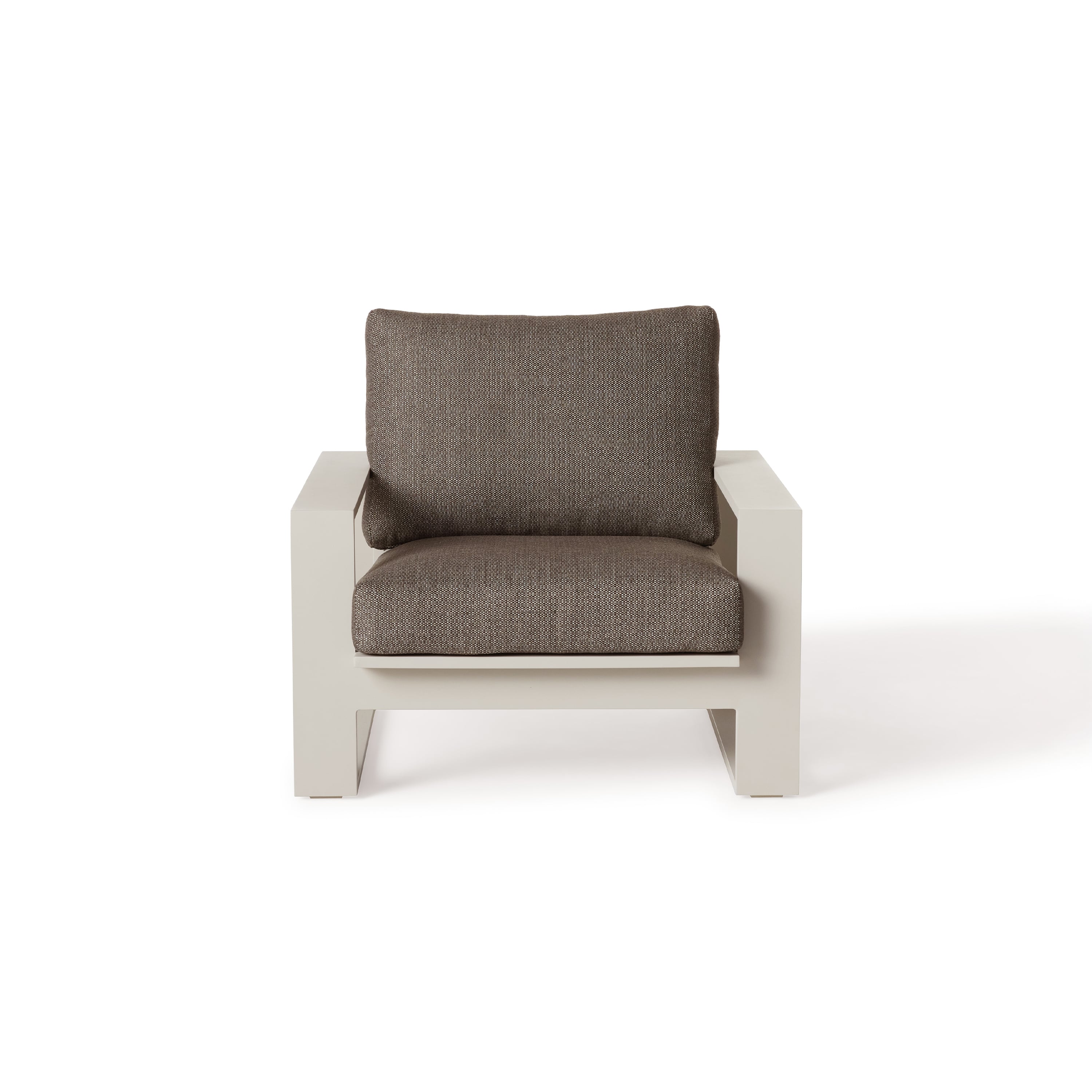 Nicasio Lounge Chair in Dune Aluminum