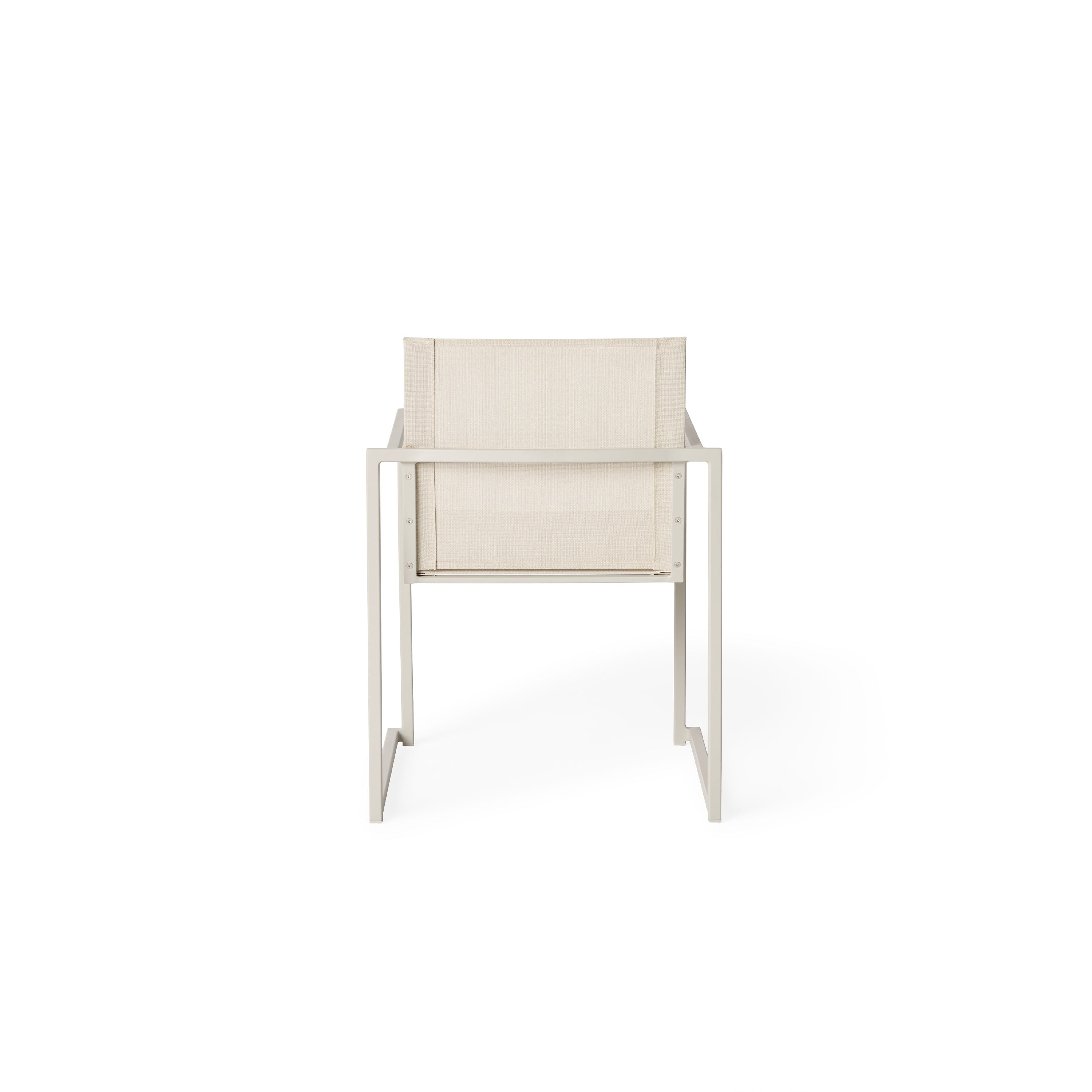 Santa Monica Dining Arm Chair in Dune Aluminum