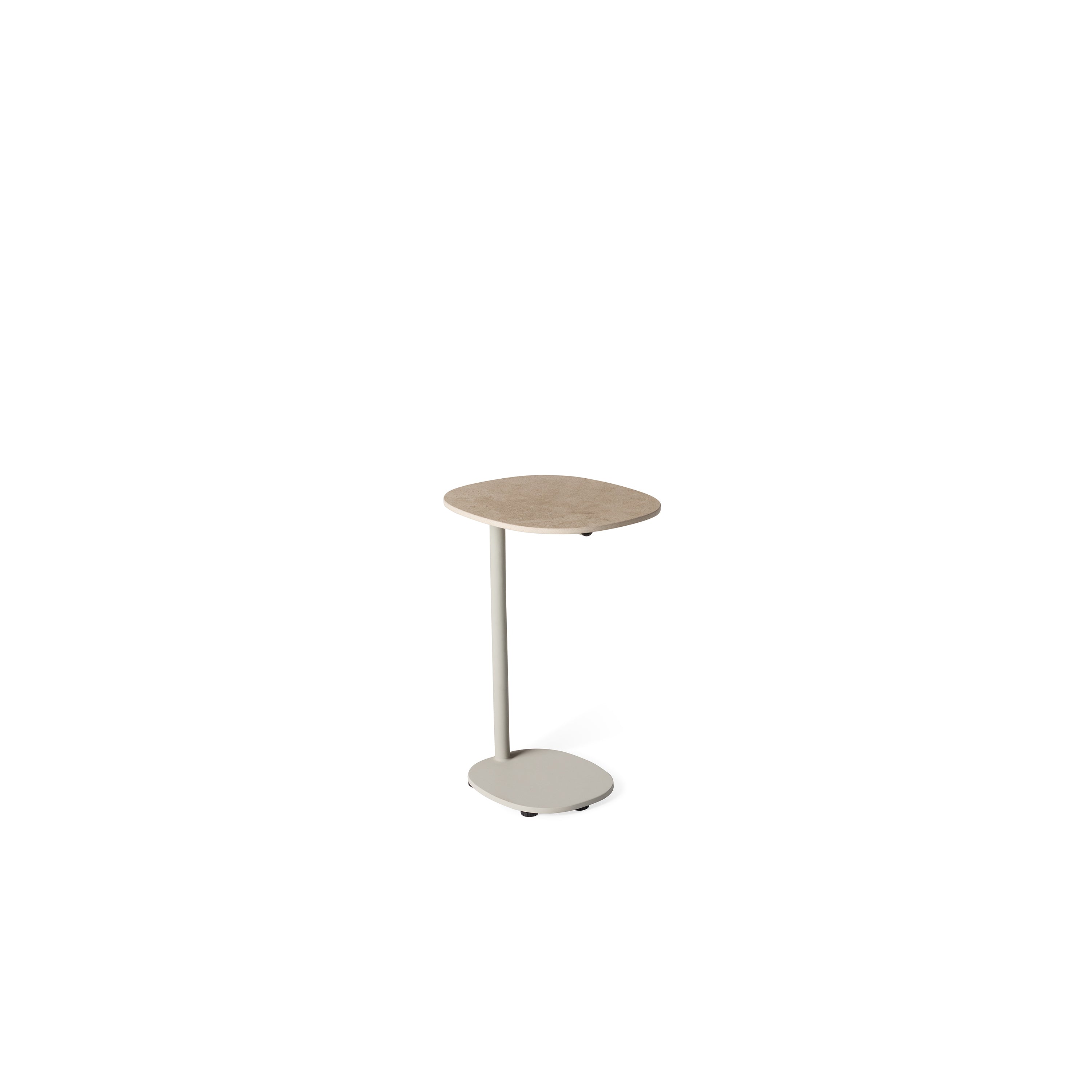 Saratoga Side Table in Dune Aluminum