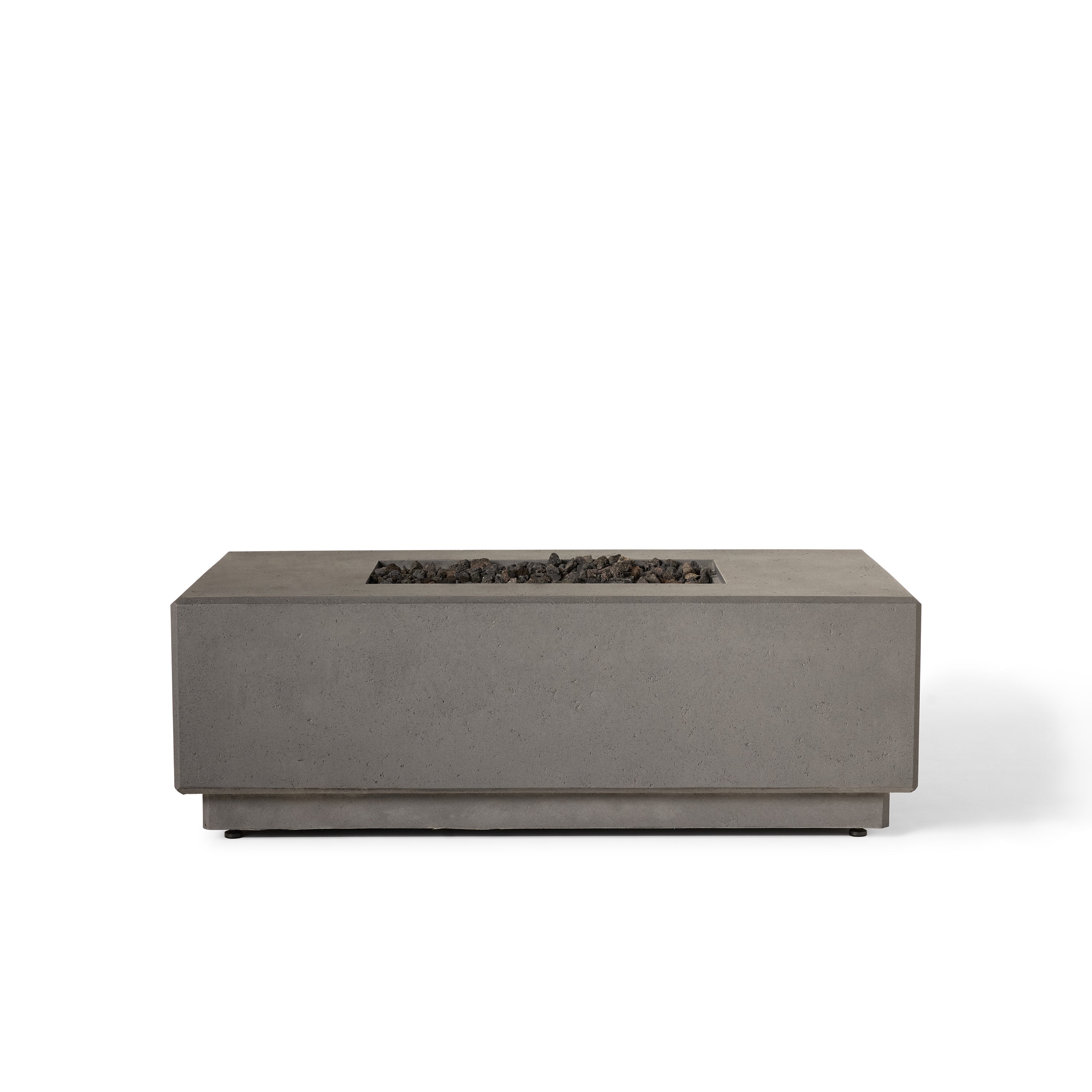 Sequoia Rectangular Fire Table in Smoke