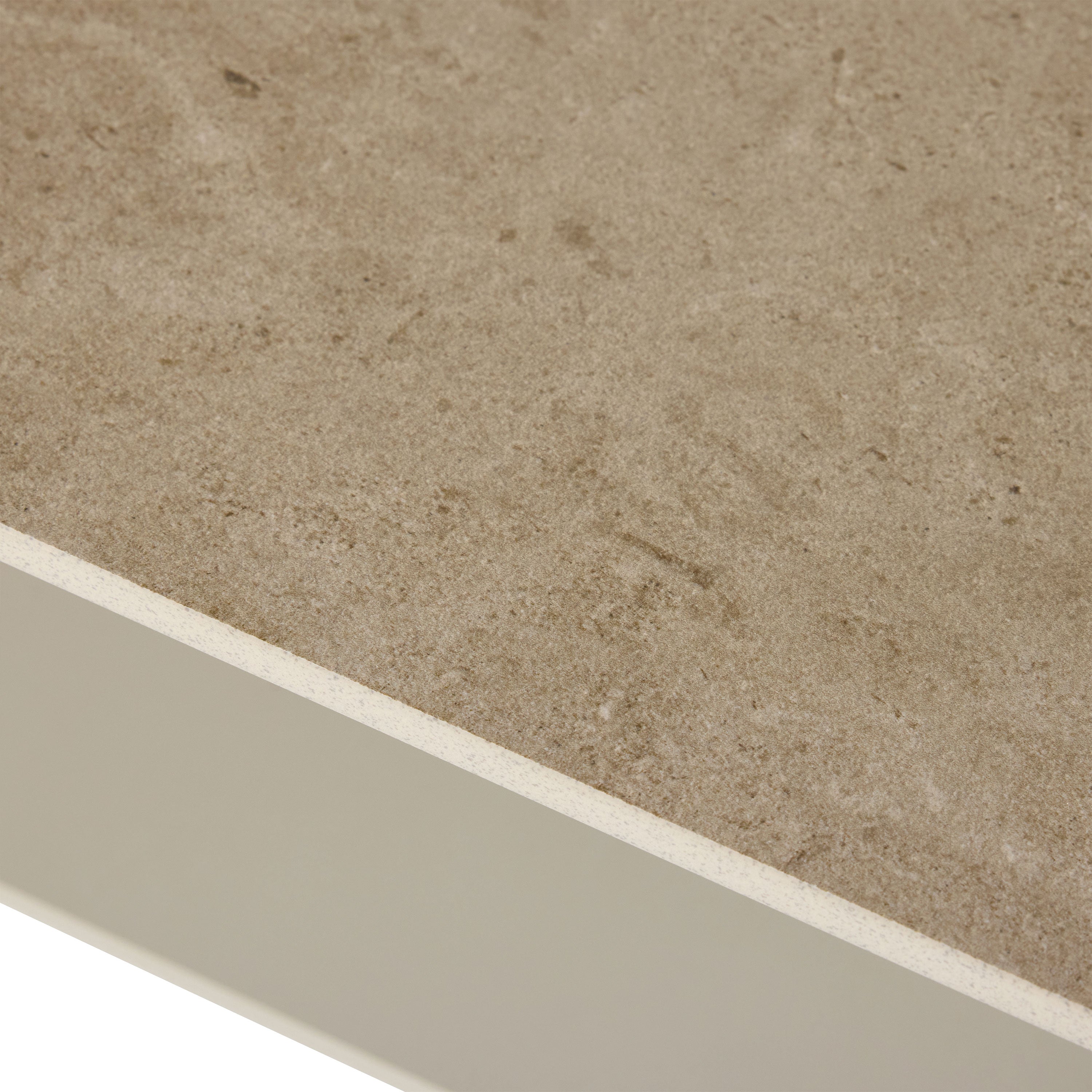 Silverado Coffee Table in Dune Aluminum