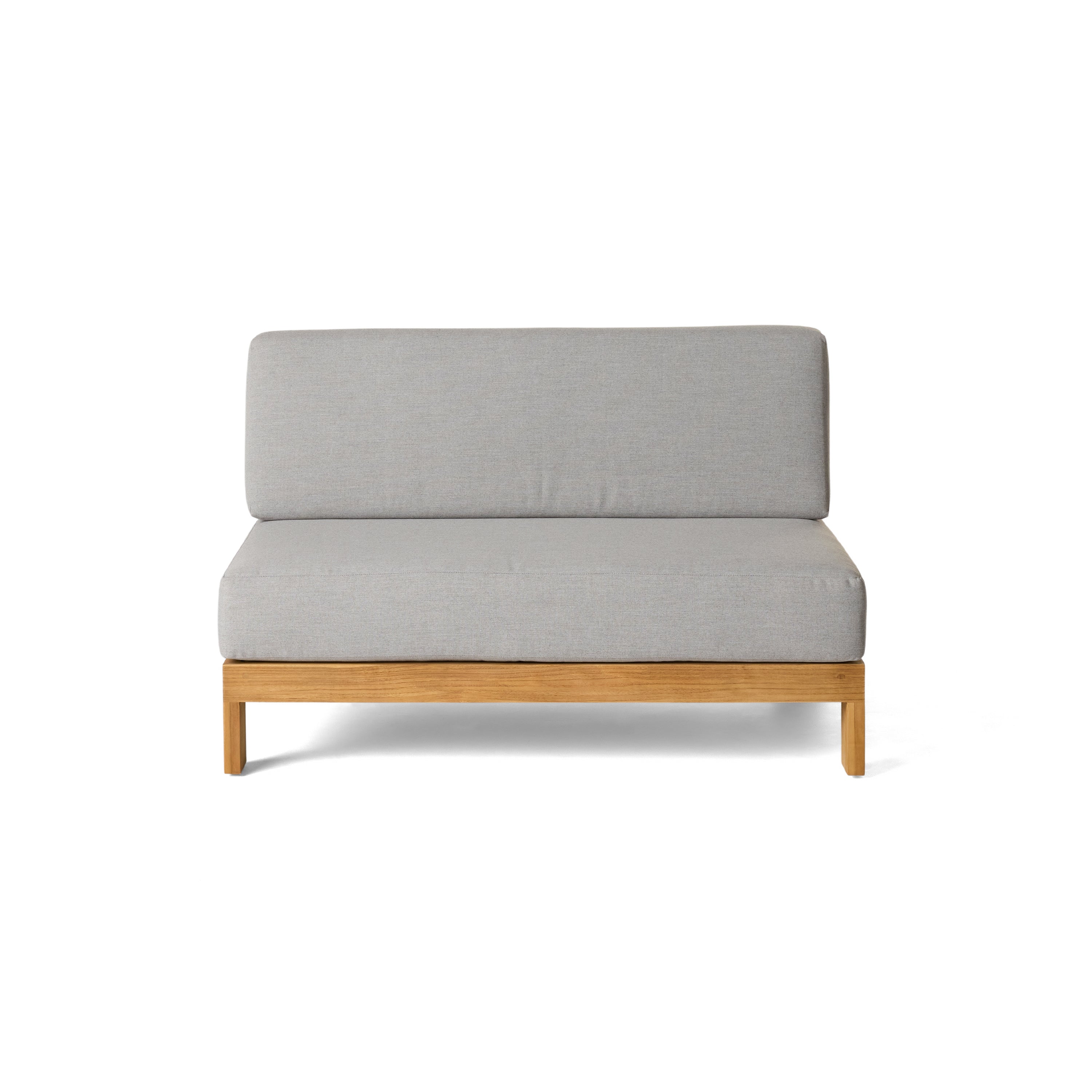 【値下げ○】ARMLESS SOFA Rest tiburon-teak-armless-loveseat-