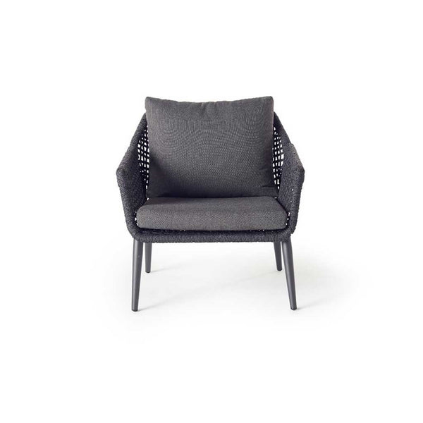 Montecito Lounge Chair in Charcoal Aluminum