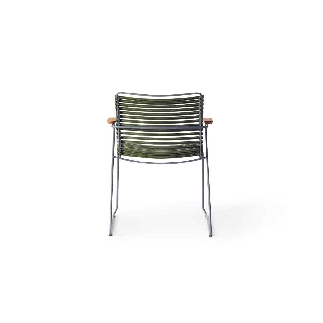 Click Dining Arm Chair in Olive