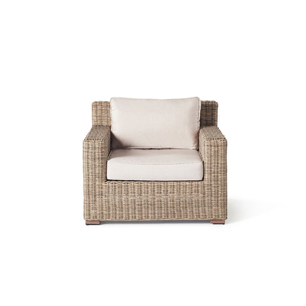 Sausalito Lounge Chair in Natural Wicker