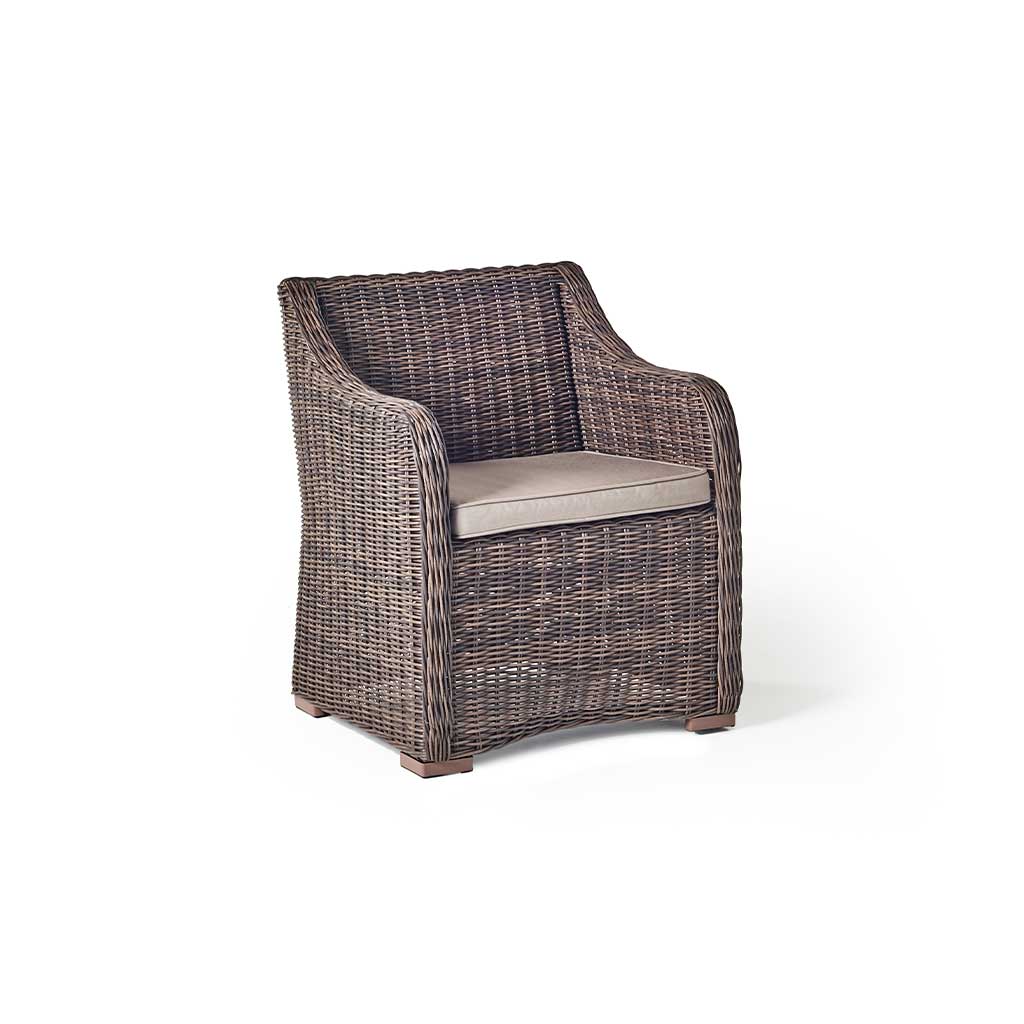 Carmel Dining Arm Chair in Terra All-Weather Wicker