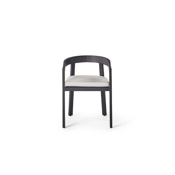 Cavallo Dining Chair in Charcoal Aluminum