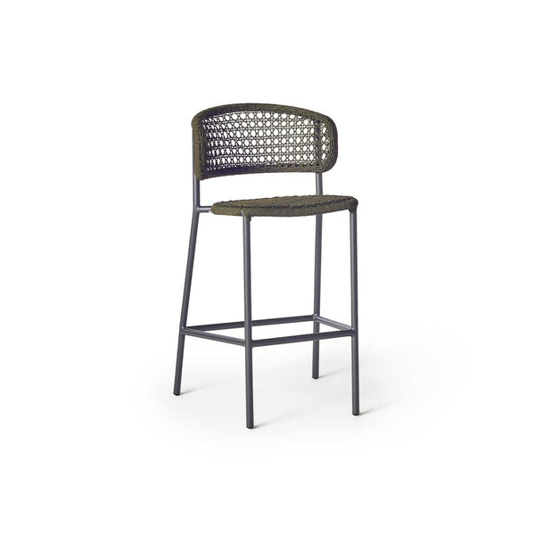 Mariposa Bar Chair with Olive Rope