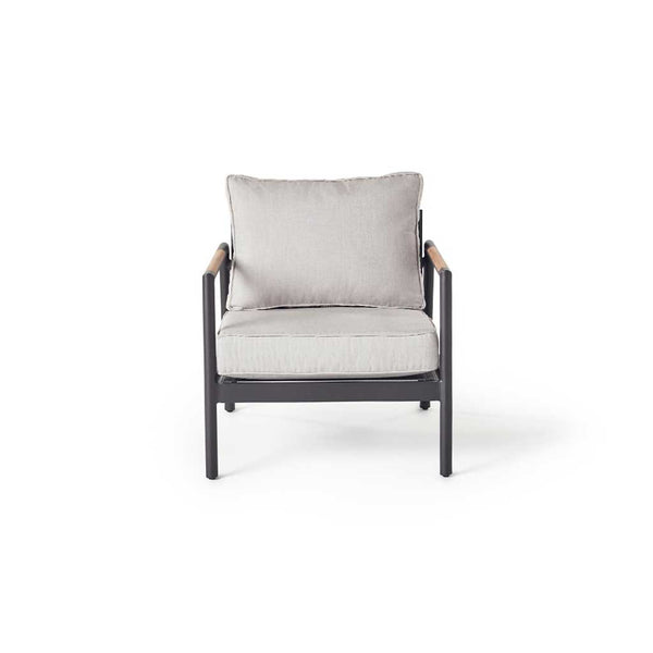 Pasadena Lounge Chair in Charcoal Aluminum