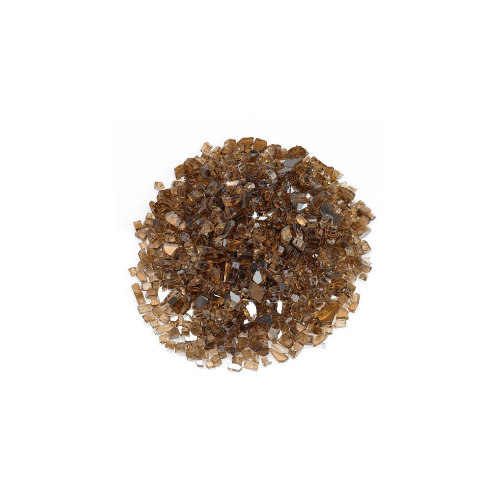 1/4" Copper Reflective Fire Glass (10 lbs)