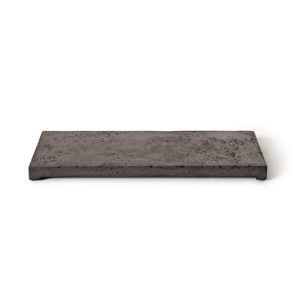 Contempo and Indio Rectangular Fire Table Lid in Dark Basalt