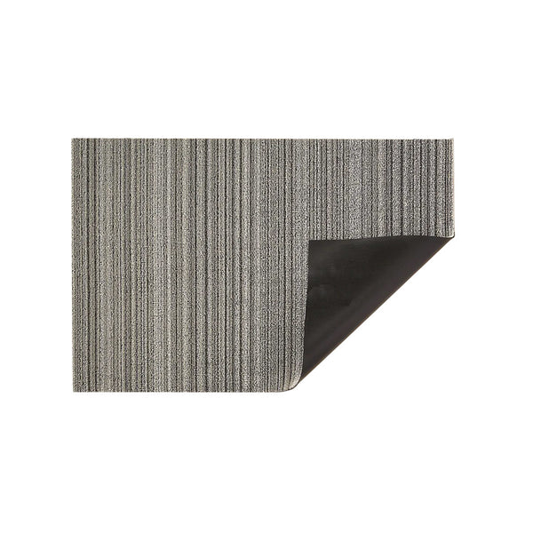 Skinny Stripe Shag Floor Mat in Birch