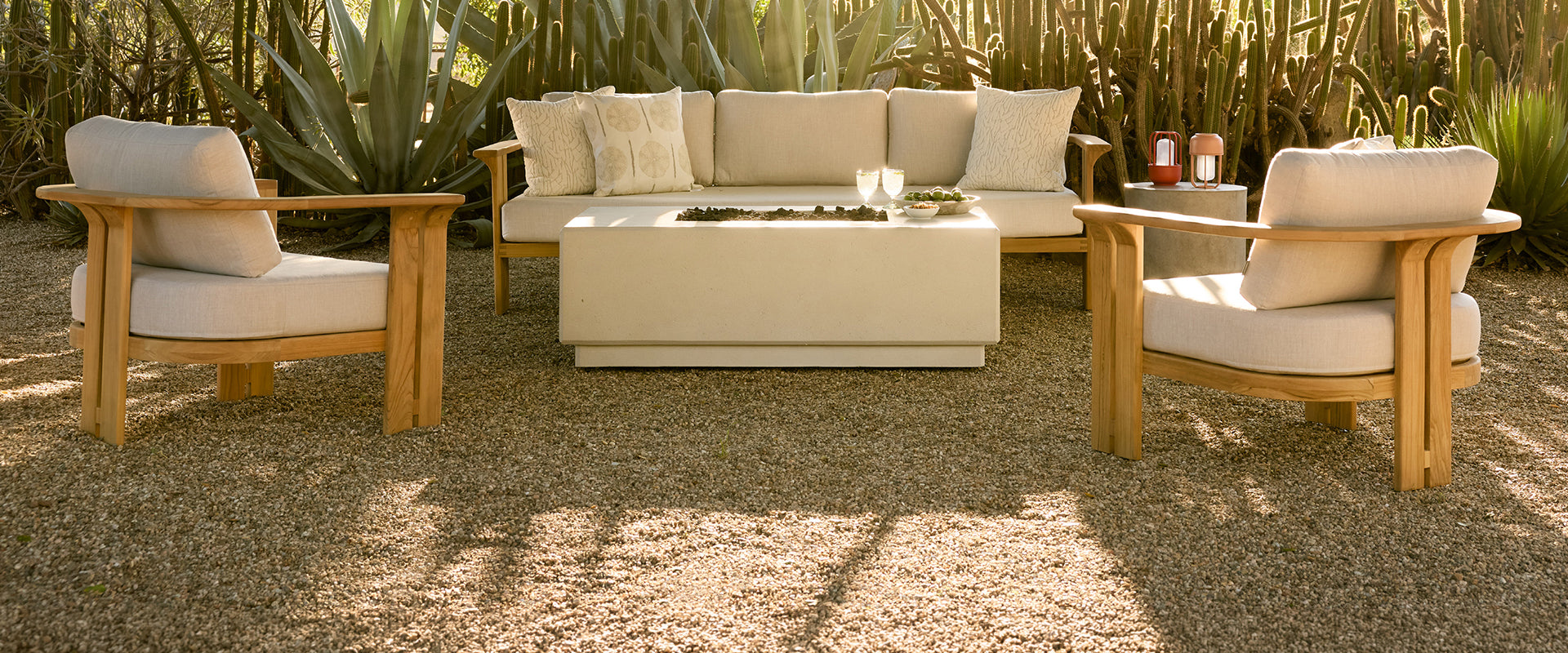 Teak Lounging