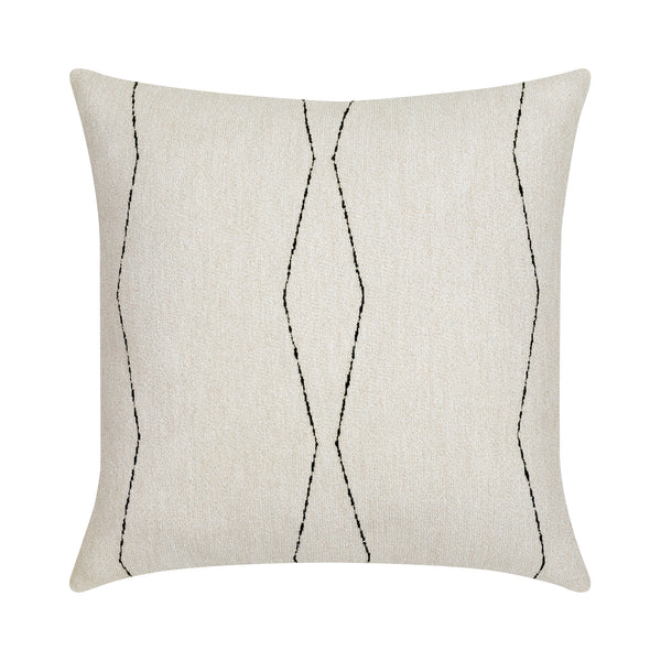 Oblique Ebony Pillow